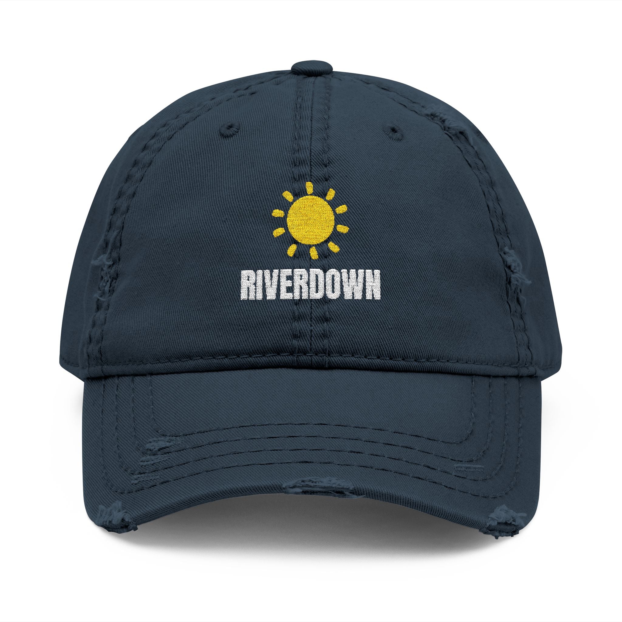 92 - Sun - Riverdown Distressed Embroidered Dad Hat