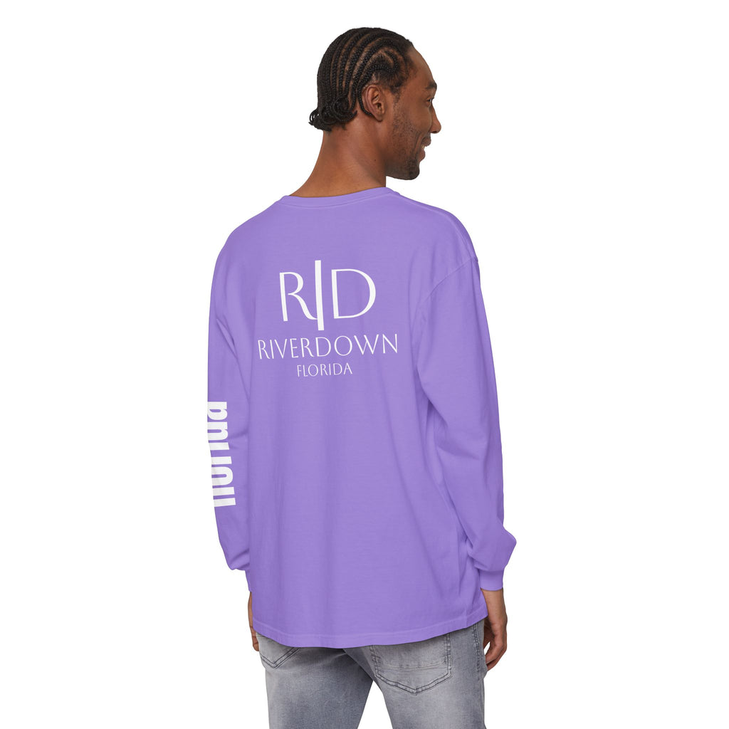 2 - Long Sleeve Tee Multi Colors 'R|D' — Florida Sleeve Graphic