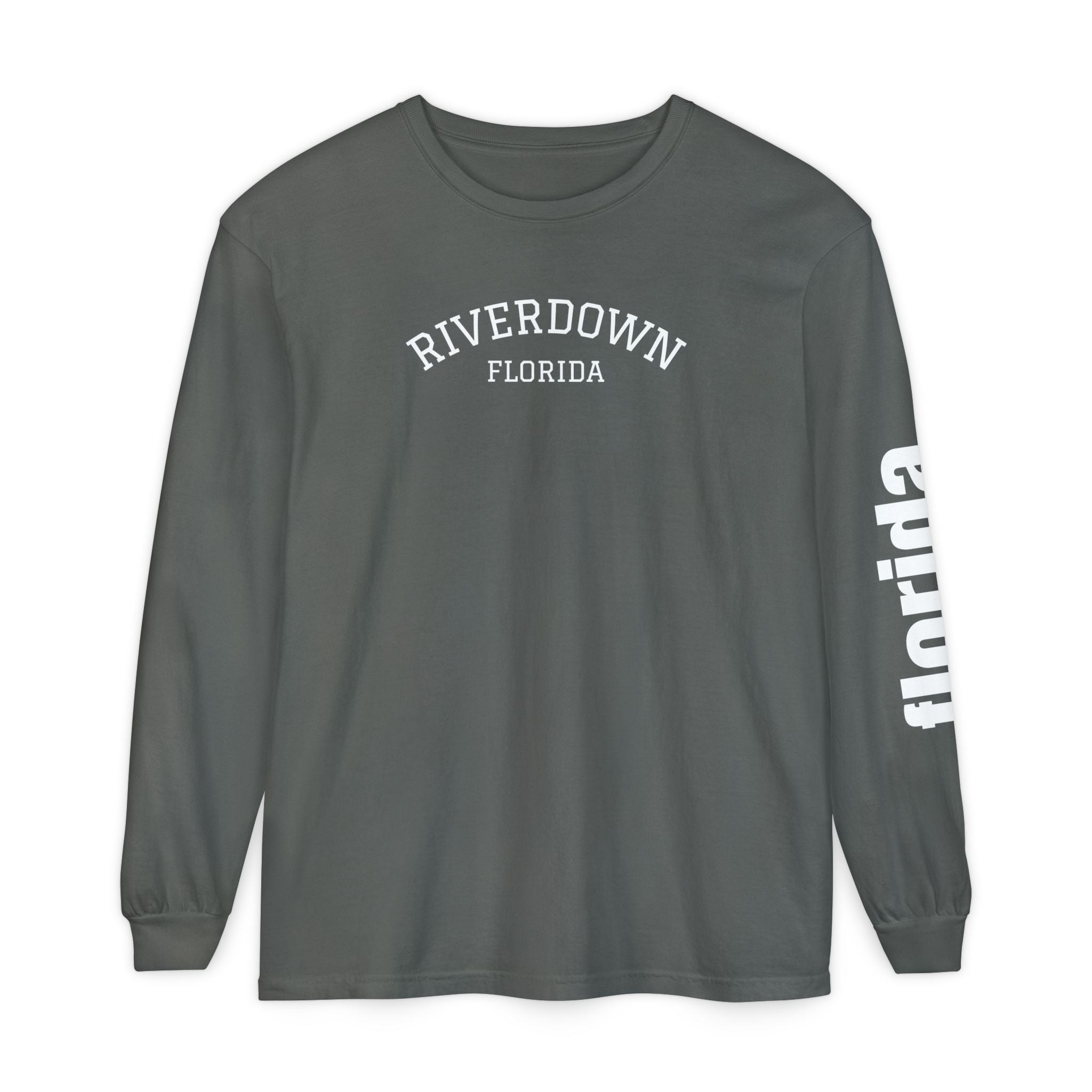 2 - Long Sleeve Tee Multi Colors 'R|D' — Florida Sleeve Graphic