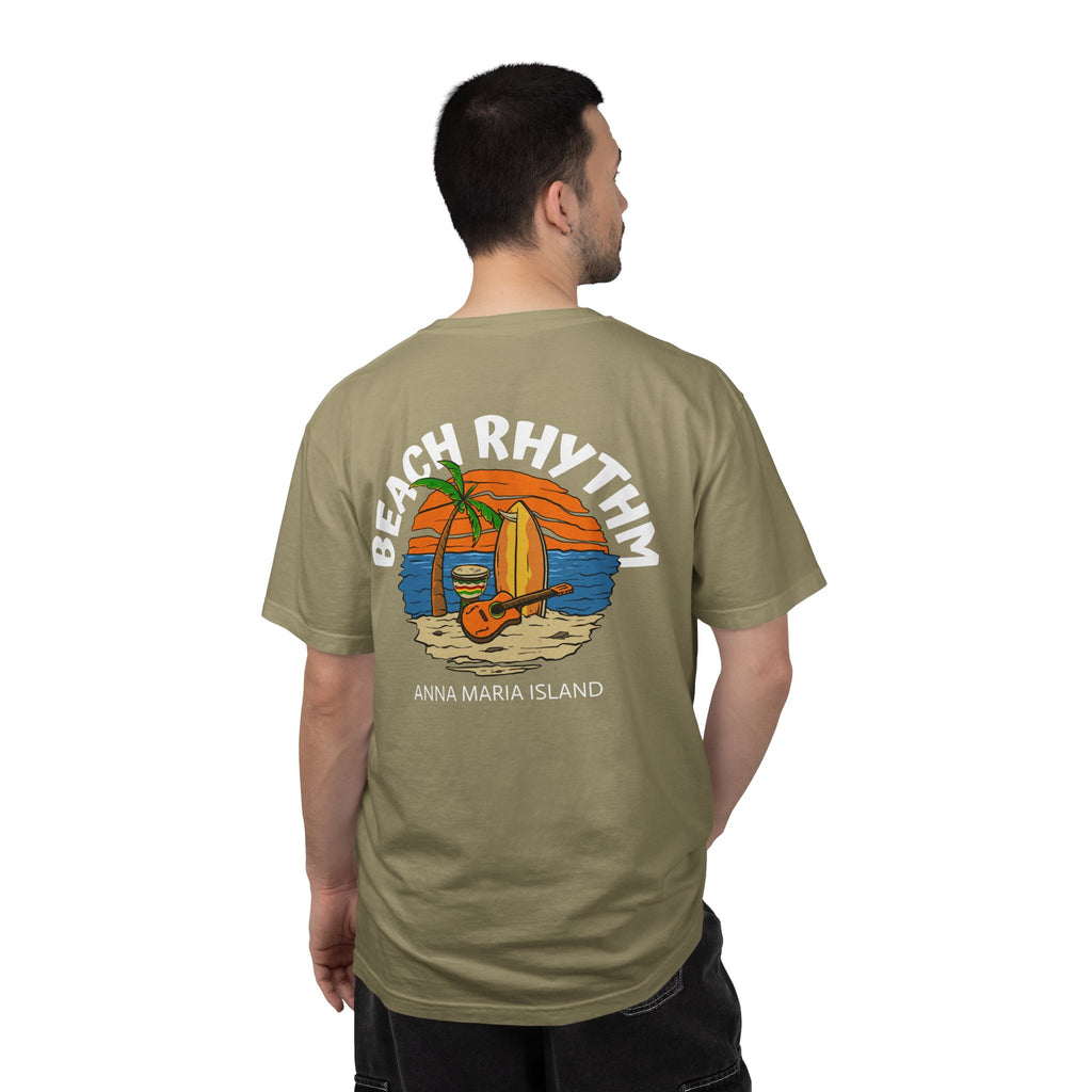 10 - Tee Multi Colors Beach Rhythm Minimalist Initials T-Shirt