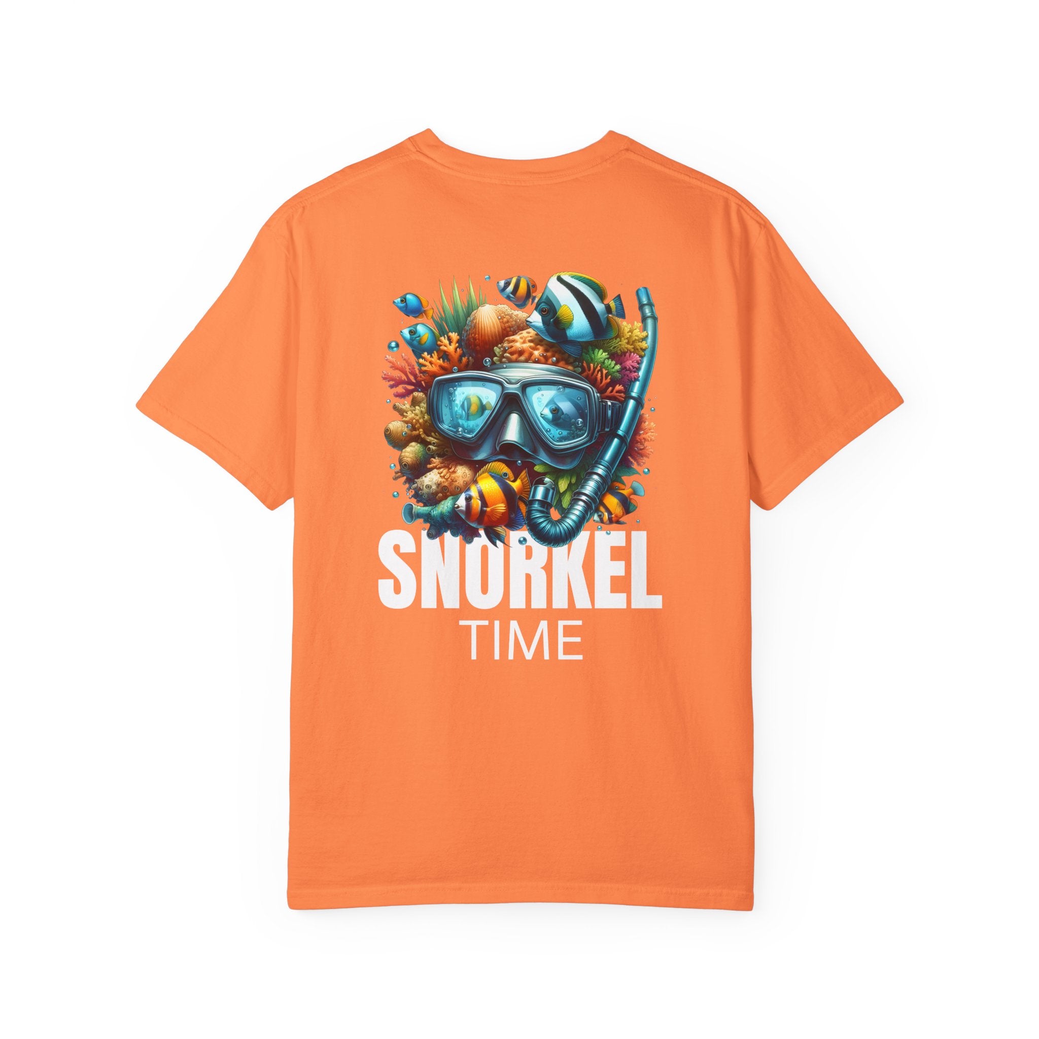 10 - Tee Multi Colors Snorkel Time - Minimalist Initials T-Shirt