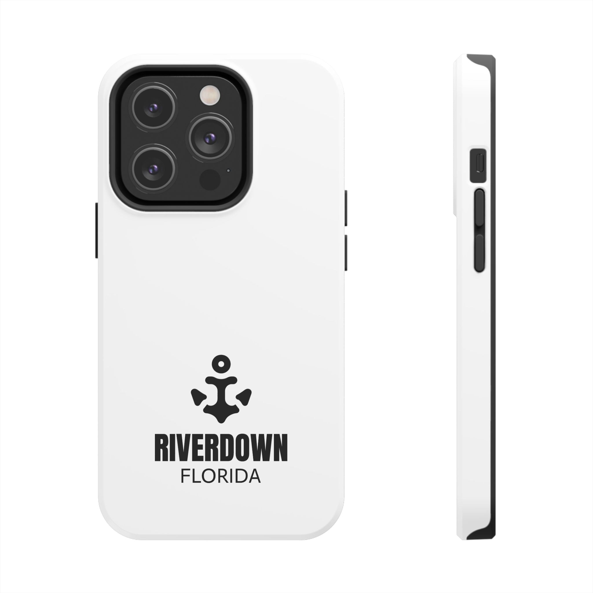 924 - Phone Case White Cap Riverdown Florida Tough Phone Case – Slim Protective iPhone Cover with R|D Logo