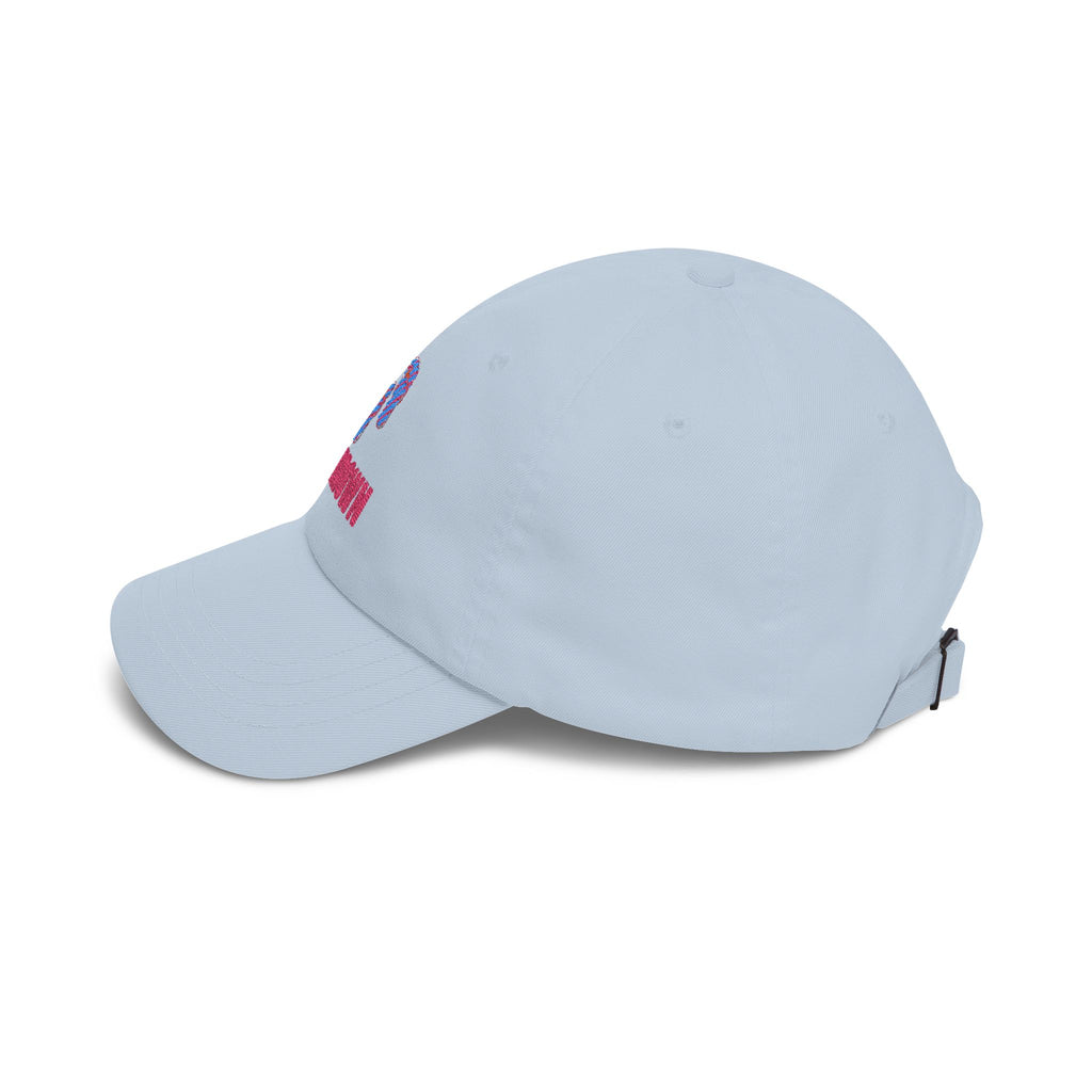 92 - Sandals Pink - Dad Cap — Riverdown Flip-Flop Logo Embroidered Hat