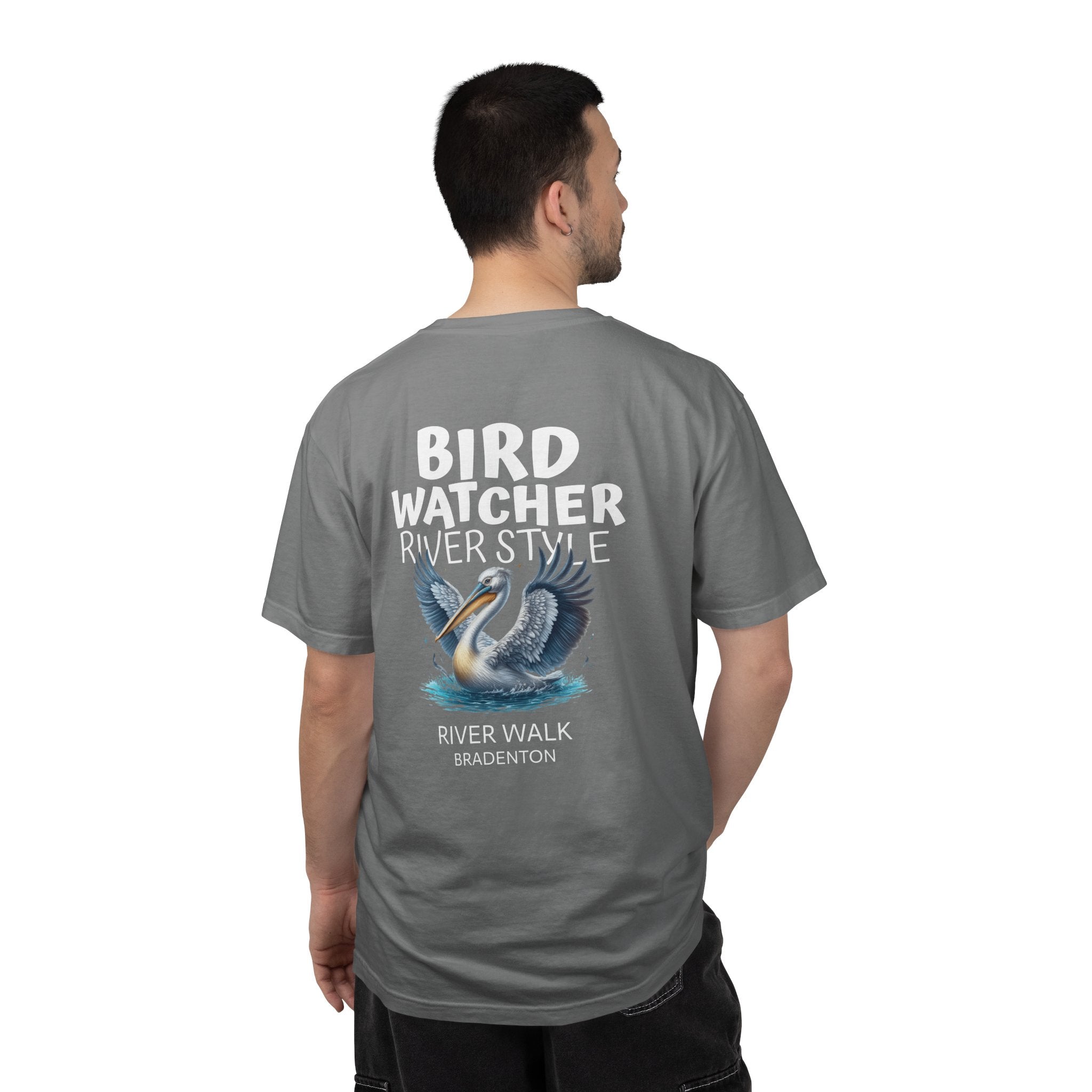 10 - Tee Multi Colors Bird Watcher - Minimalist Initials T-Shirt