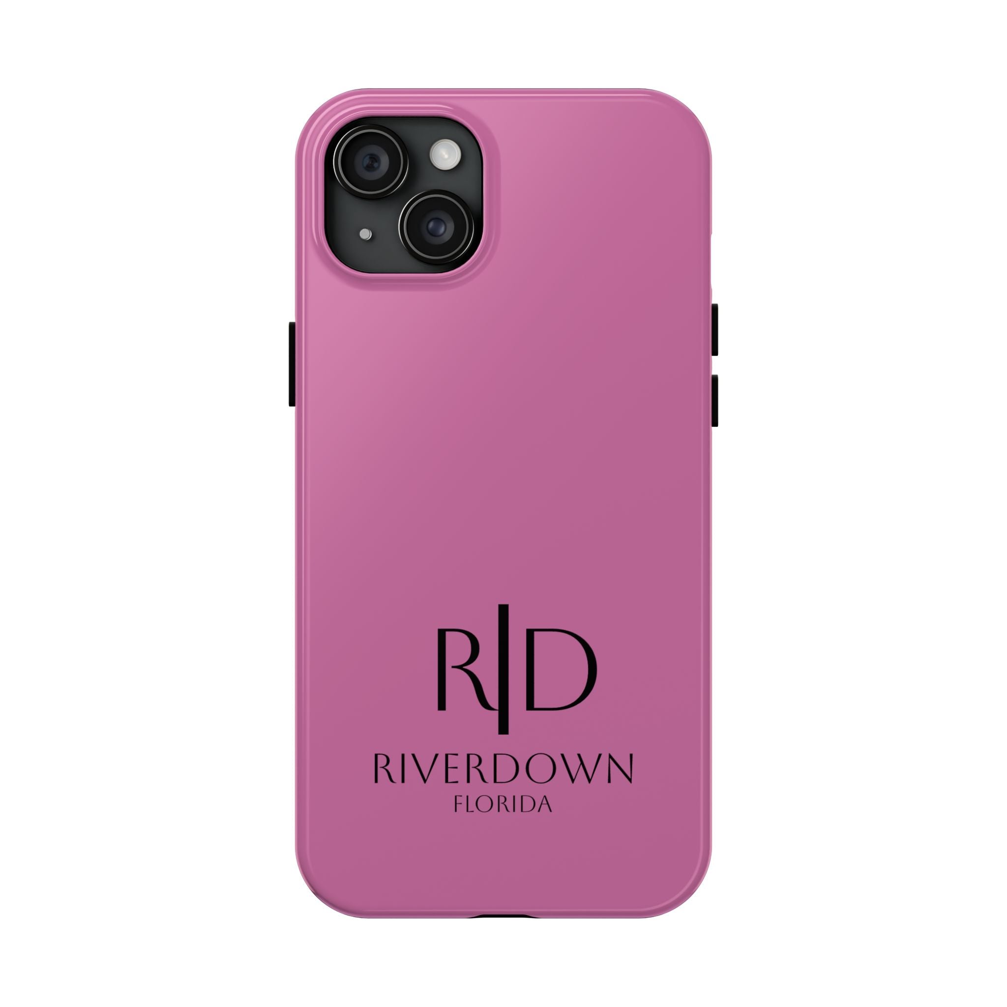 924 - Phone Case Pink Peddle Riverdown Florida Tough Phone Case – Slim Protective iPhone Cover with R|D Logo