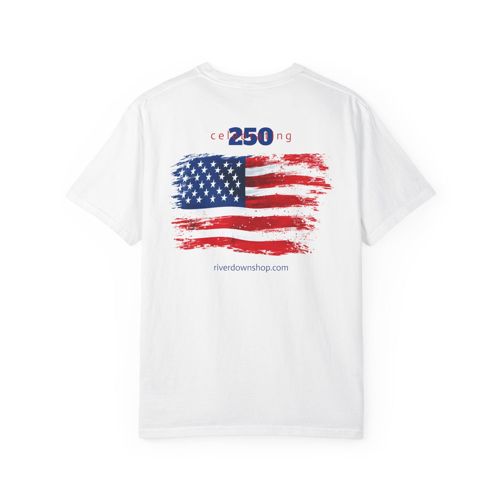 10 - Tee Multi Colors USA -  Minimalist Initials T-Shirt
