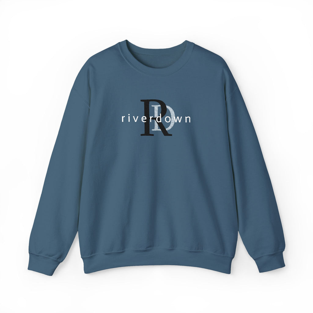 3 - Crewneck Embroidered RD Sweatshirt —Anchor  'Riverdown' Anchor Logo Minimalist Nautical Pullover