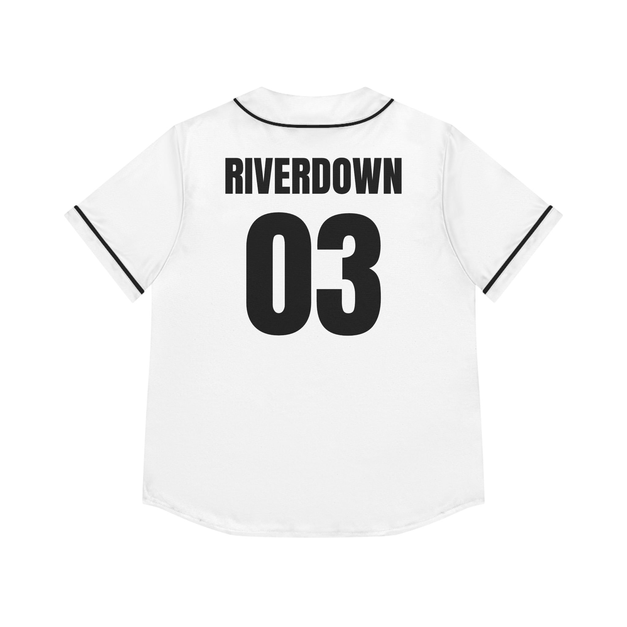 12 - Spring Training Baseball Jersey Women's Baseball Jersey — R|D Logo Front & Back