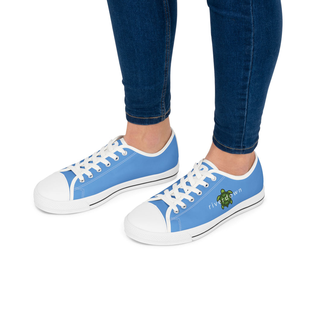 81 - Women’s Low Top Sneakers Sea Turtle — Canvas Shoes