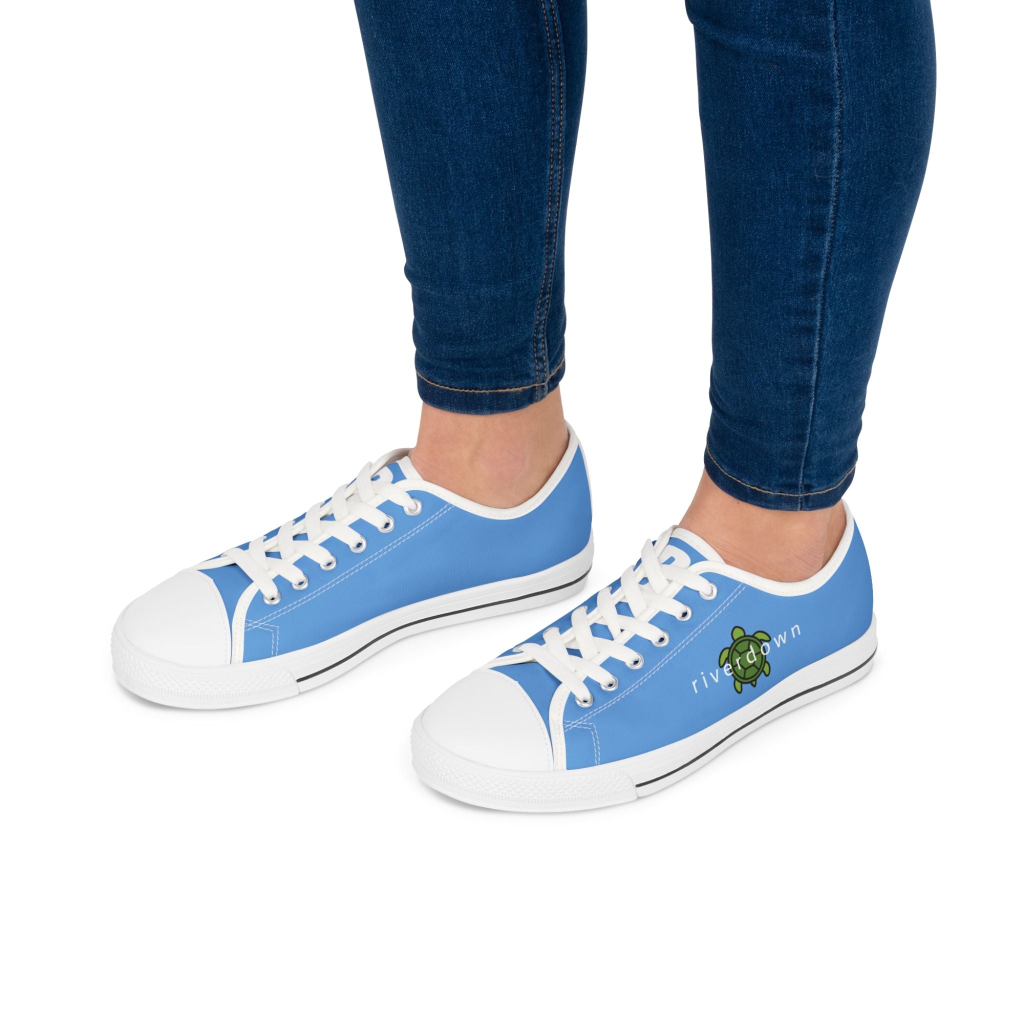 81 - Women’s Low Top Sneakers Sea Turtle — Canvas Shoes
