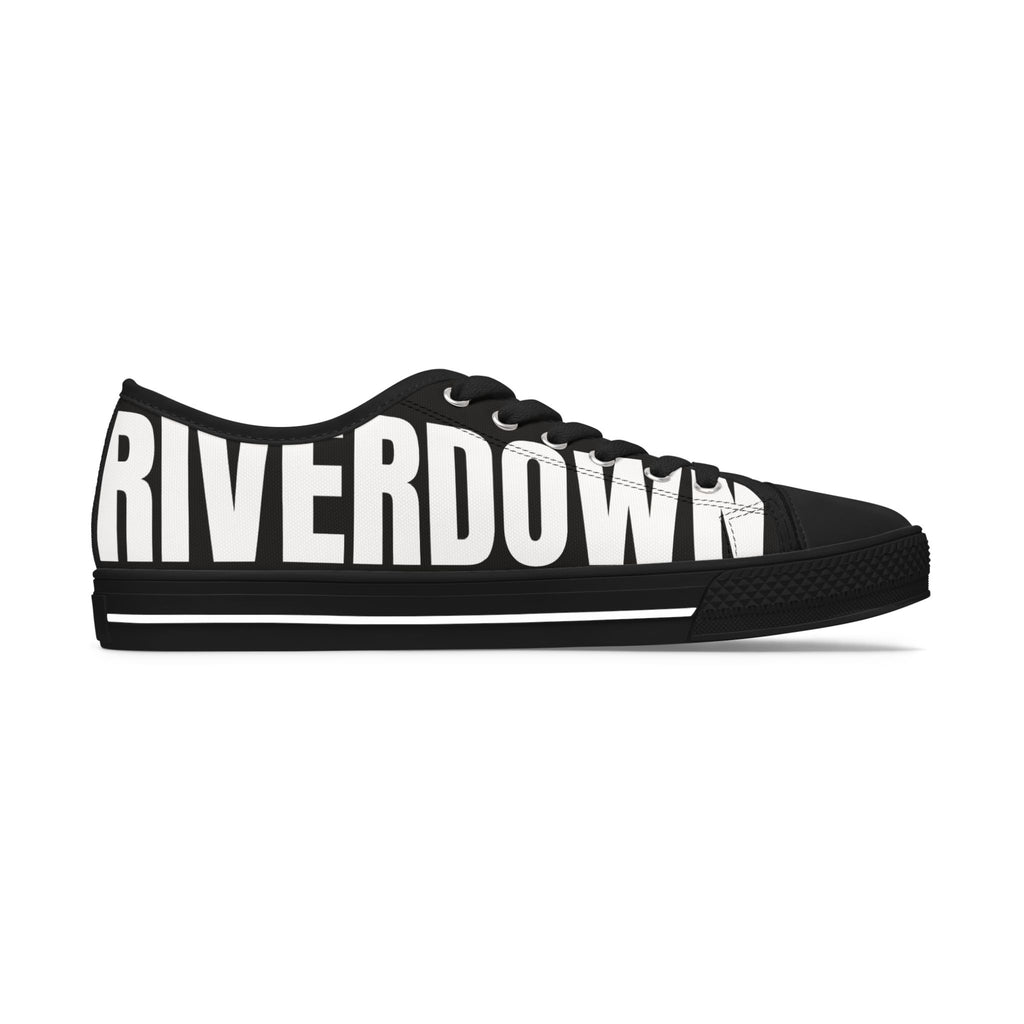 81 - Women’s Black Low Top Sneakers — Canvas Shoes