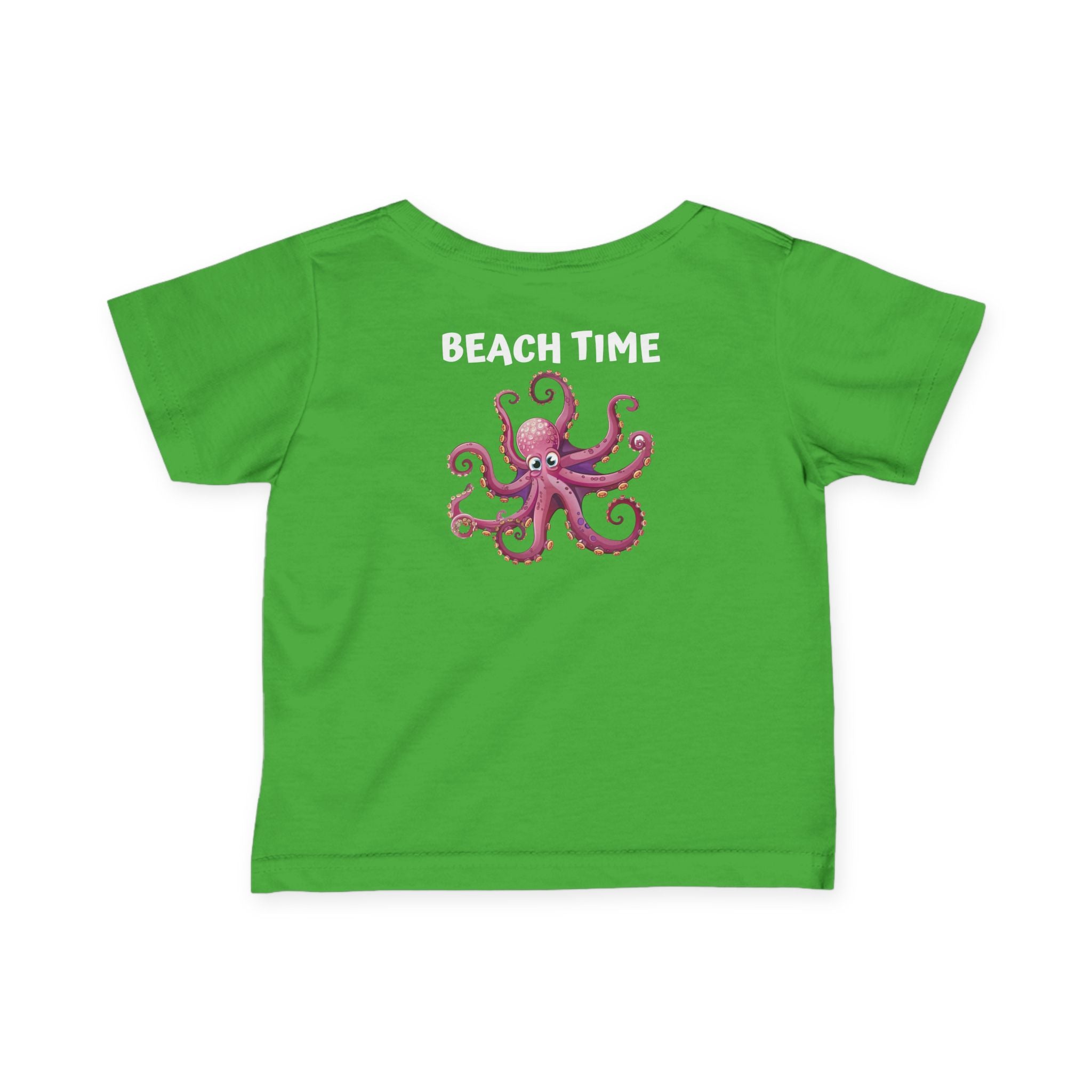 101 - Infant Tee —  Beach Time 2 Monogram Logo Baby Shirt