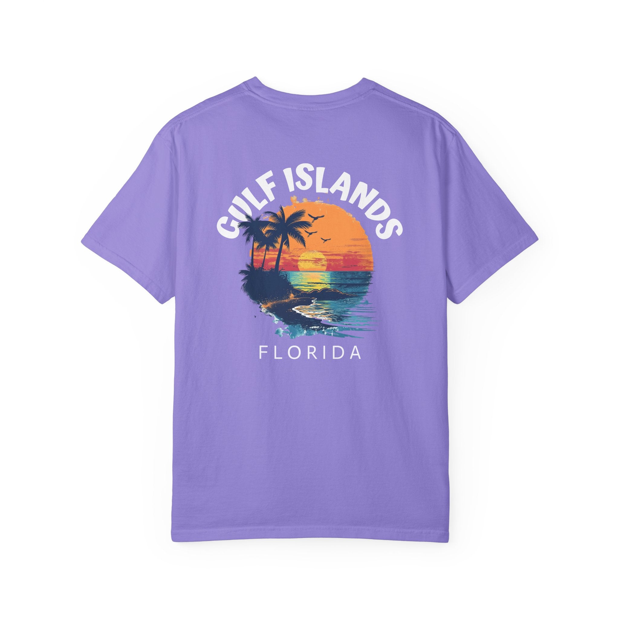 10 - Tee Multi Colors Gulf Islands Minimalist Initials T-Shirt