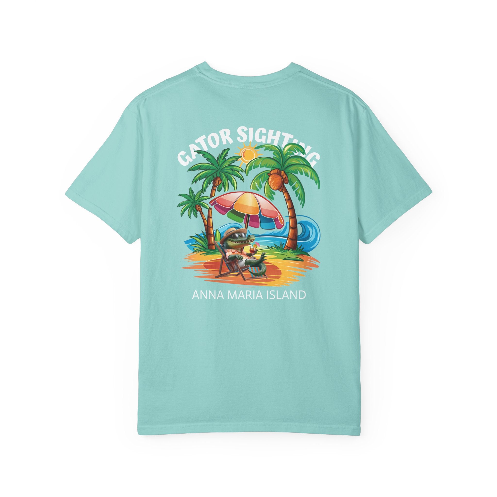10 - Tee Multi Colors Gator Sighting -  Minimalist Initials T-Shirt