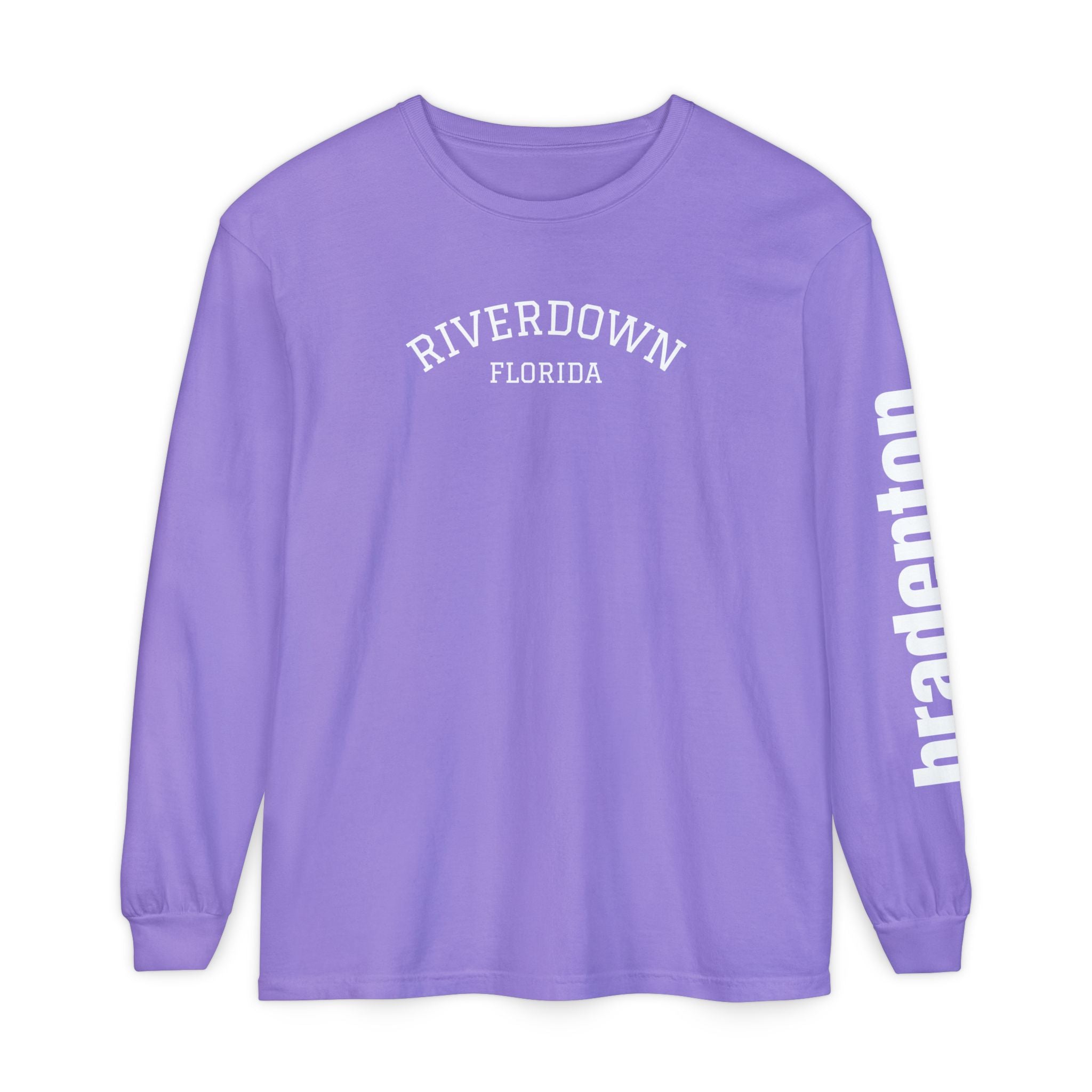 2 - Long Sleeve Bradenton Tee Multi Colors 'R|D' — Florida Sleeve Graphic