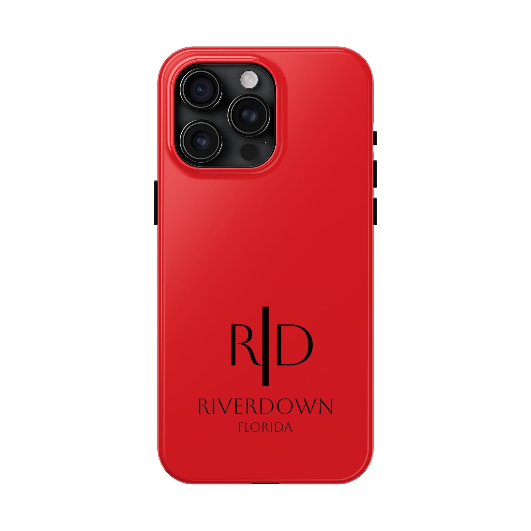 924 - Phone Case Red Berry — Durable Protective Phone Cover with Monogram Logo