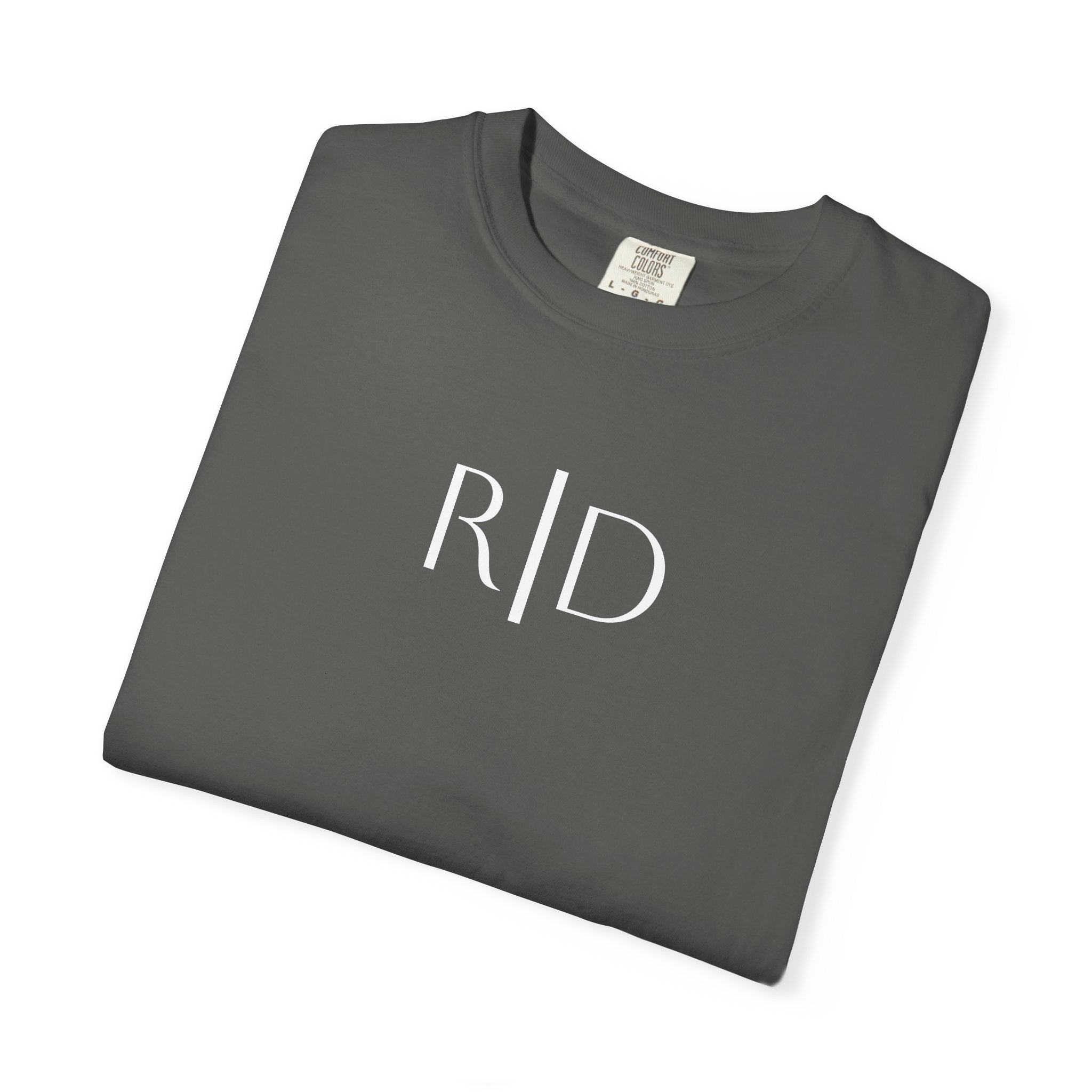 101 -  Tee Multi Colors Monogram R|D River Down Shop Classic Tee — Minimalist Initials T-Shirt