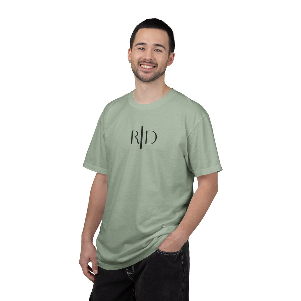 101 - Tee Multi Colors Monogram R|D River Down Shop Classic Tee — Minimalist Initials T-Shirt