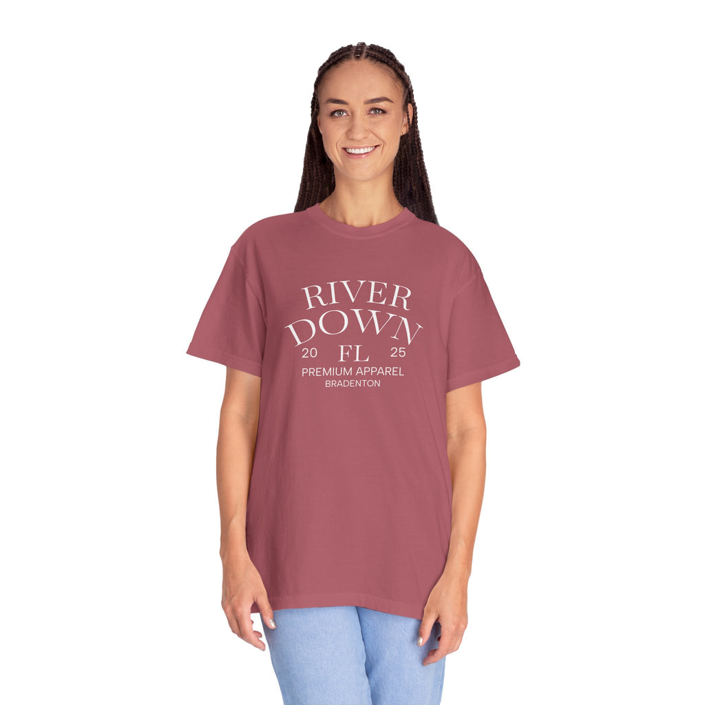 101 -  Tee Multi Colors Monogram R|D Plain Back Classic Tee — Minimalist Initials T-Shirt
