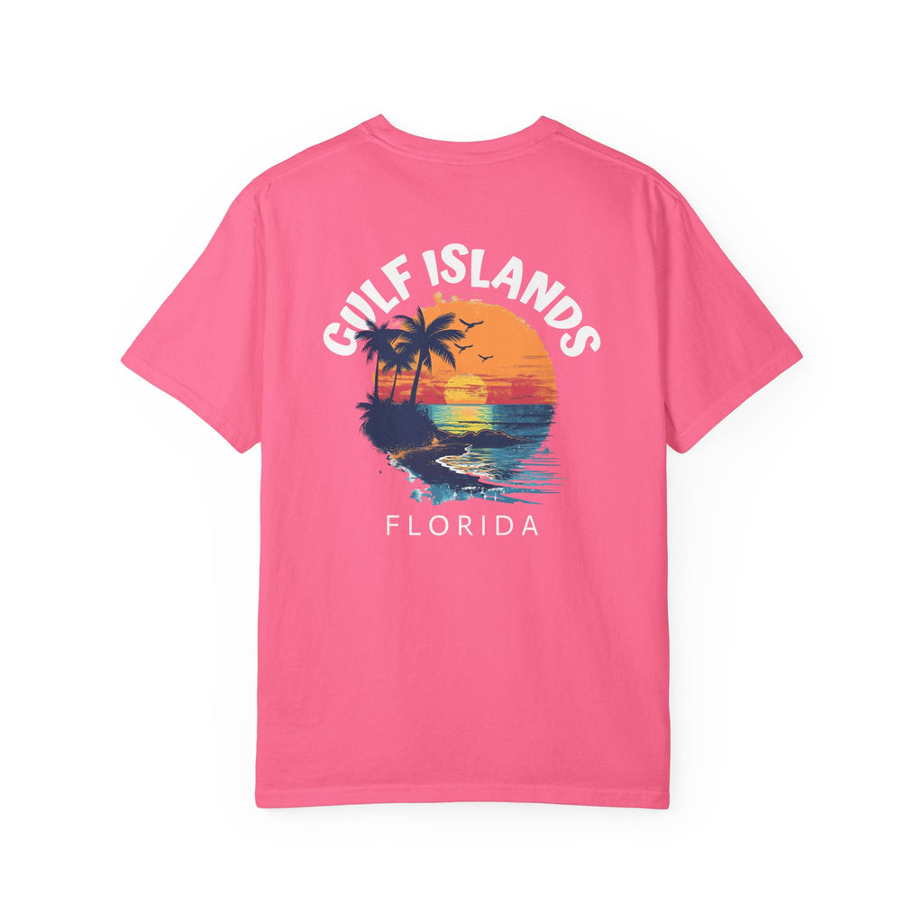 10 - Tee Multi Colors Gulf Islands Minimalist Initials T-Shirt
