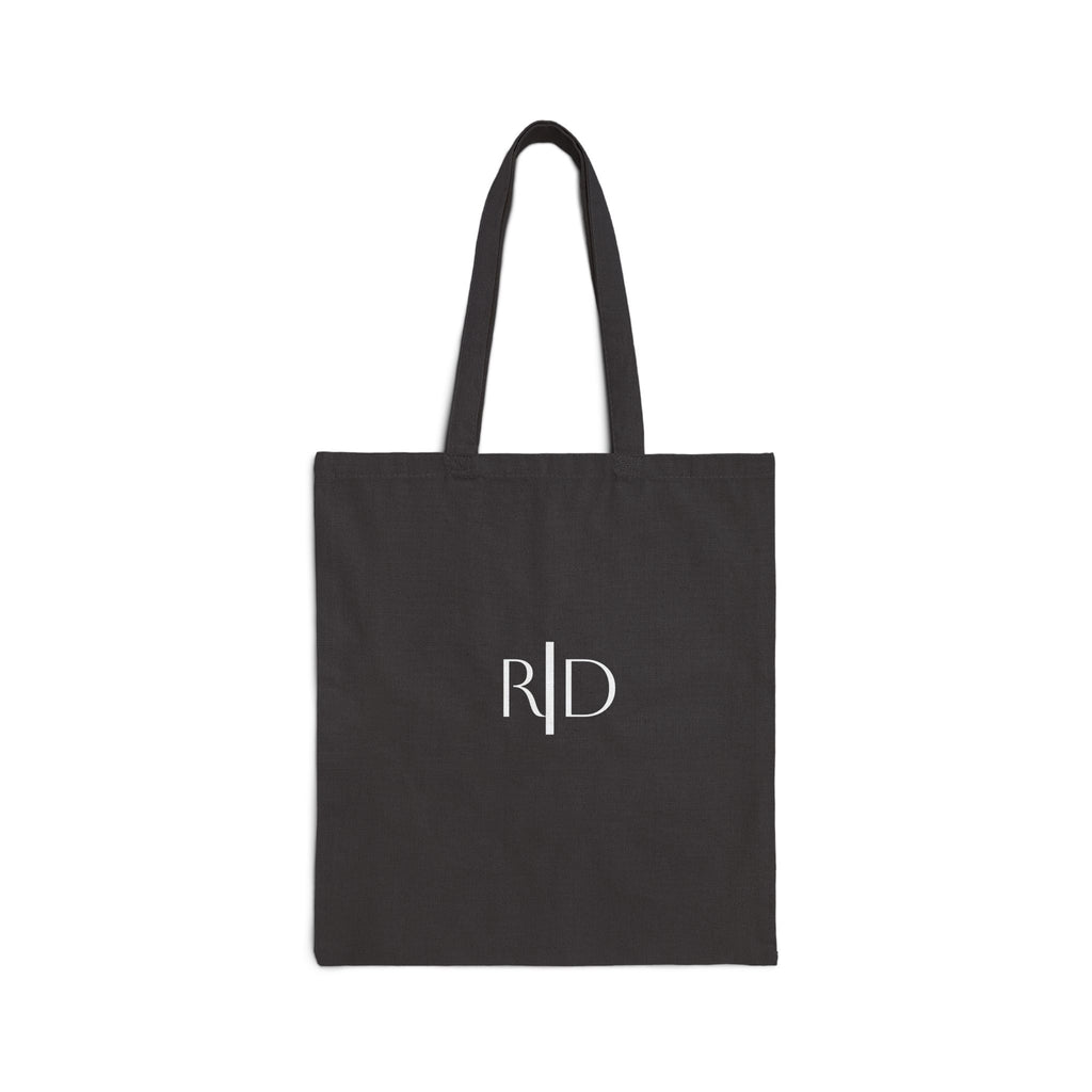 925 - Canvas Tote Bag — Minimal Monogram RD Eco Shopper