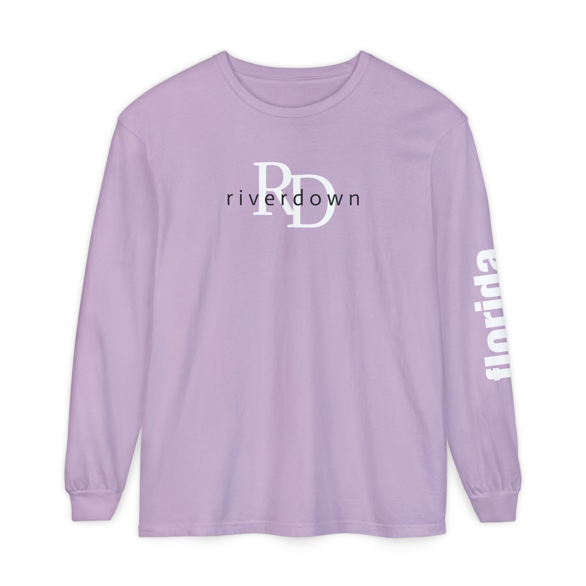 2 - Long Sleeve Tee Multi Colors RD Overlay — Florida Sleeve Graphic