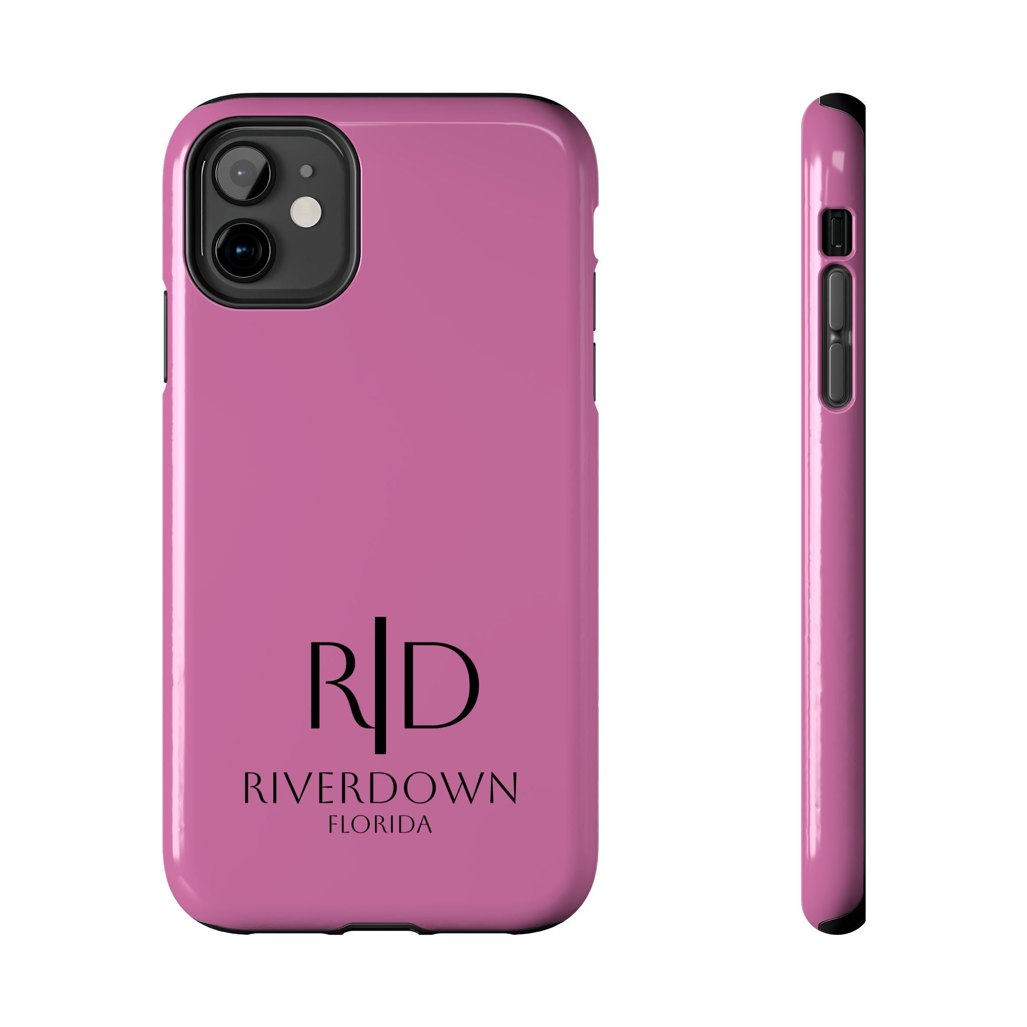 924 - Phone Case Pink Peddle Riverdown Florida Tough Phone Case – Slim Protective iPhone Cover with R|D Logo