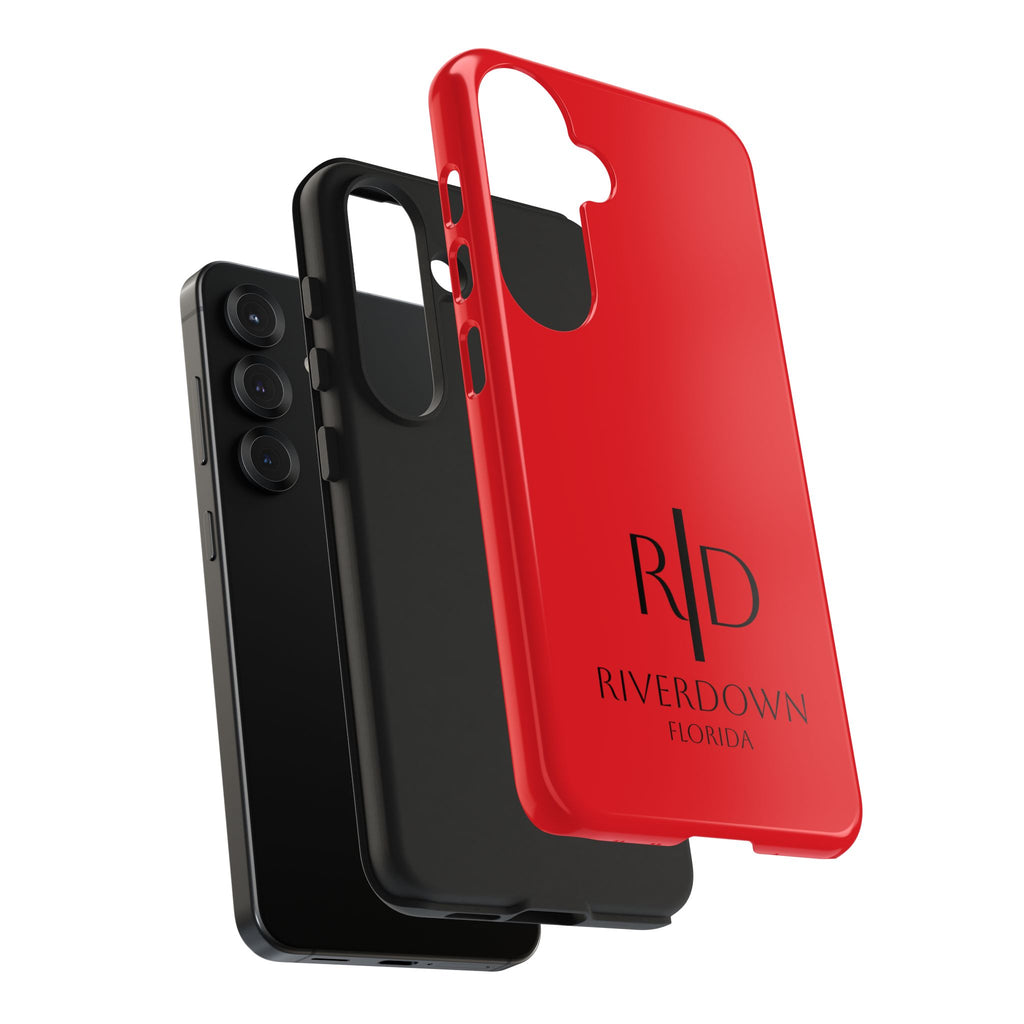 924 - Phone Case Red Berry — Durable Protective Phone Cover with Monogram Logo