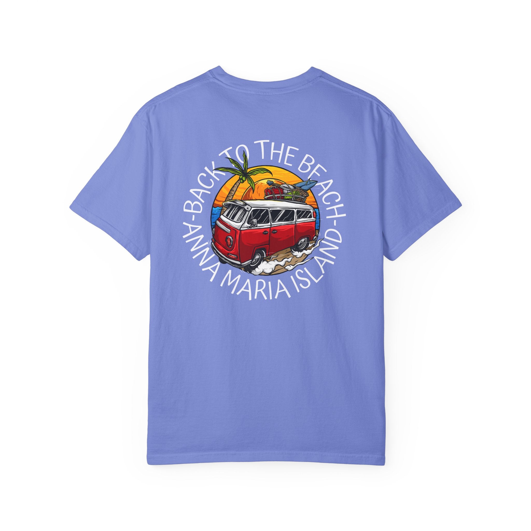 10 - Tee Multi Colors Back to the Beach -  Minimalist Initials T-Shirt