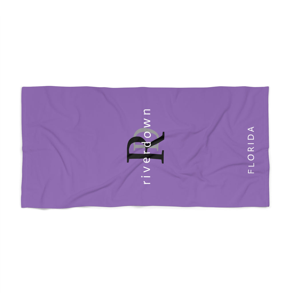91 - Beach Towel 2 — Minimal Logo Cotton Beach Towel