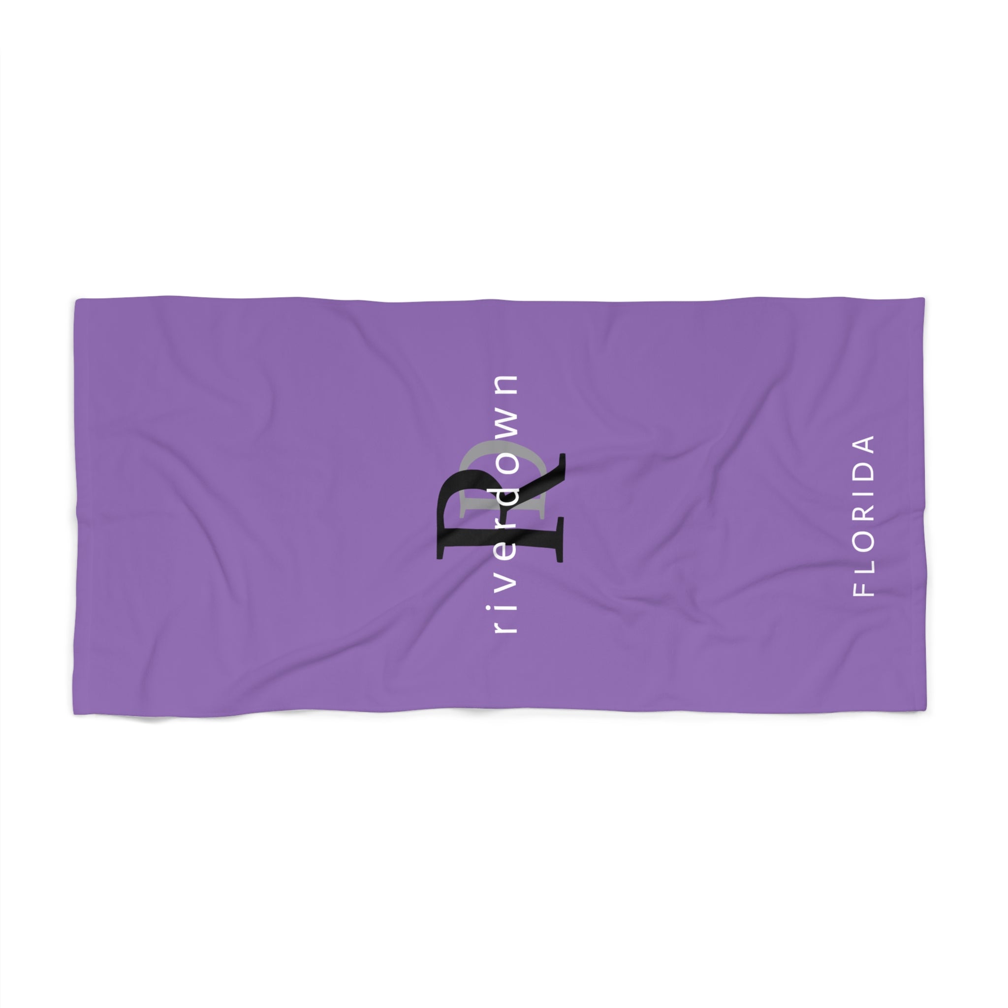 91 - Beach Towel 2 — Minimal Logo Cotton Beach Towel
