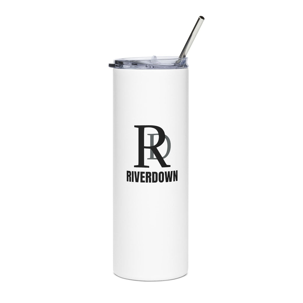 921 - Tumbler Monogrammed 20oz Stainless Tumbler – R|D Riverdawn Logo Insulated Travel Cup