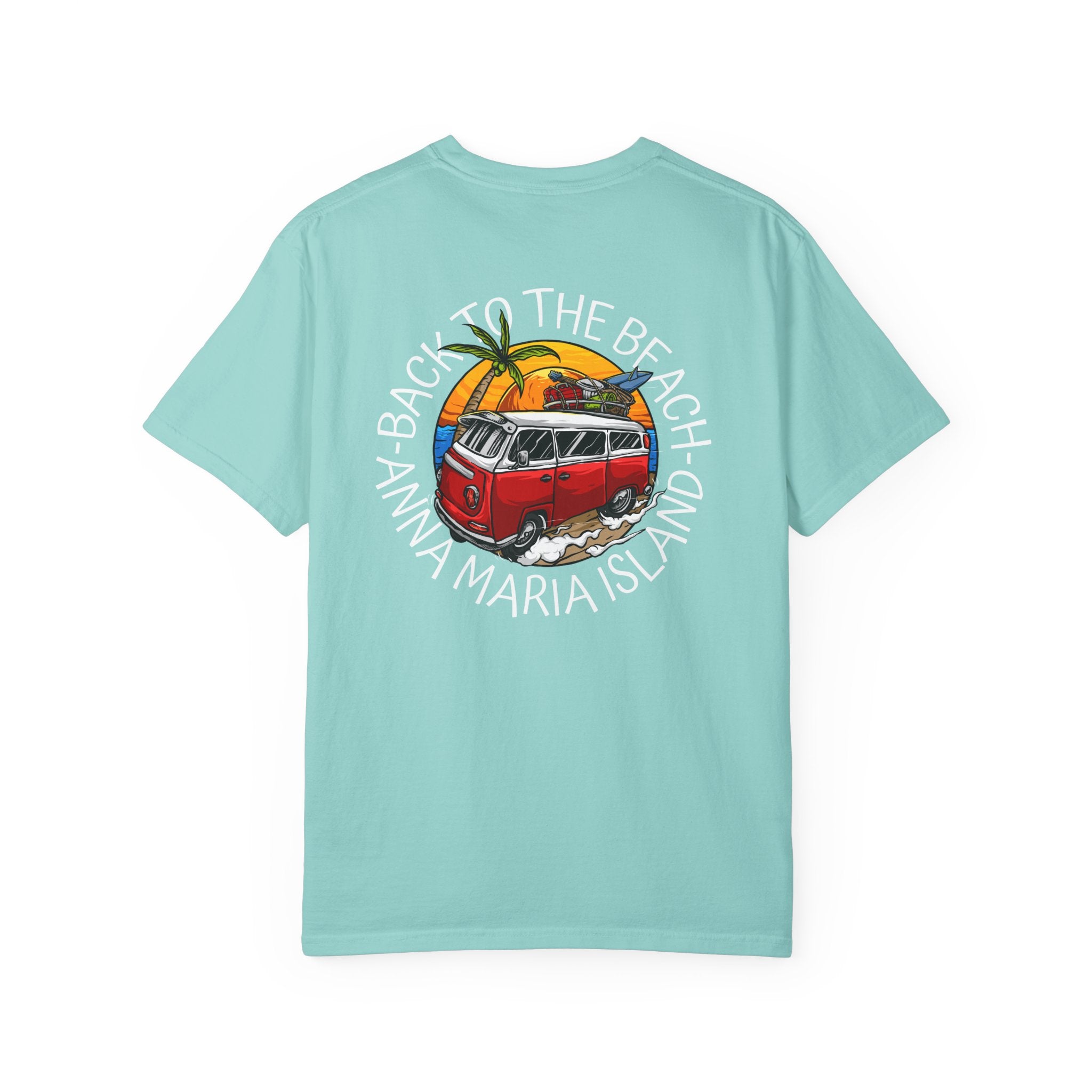 10 - Tee Multi Colors Back to the Beach -  Minimalist Initials T-Shirt