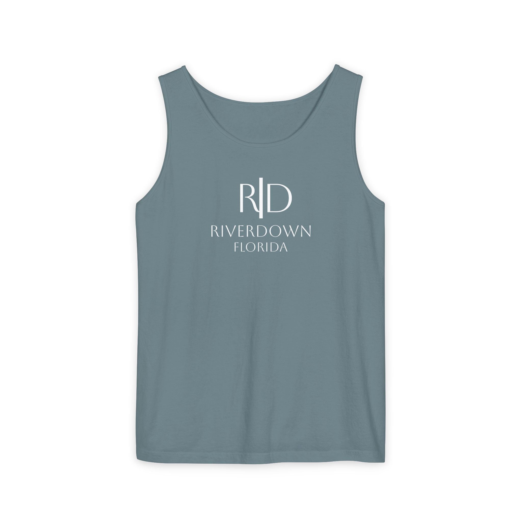 14 - Tank Top Multi Colors Coral Minimalist 'R|D' Monogram Tank Top — Lightweight Casual Summer Tee