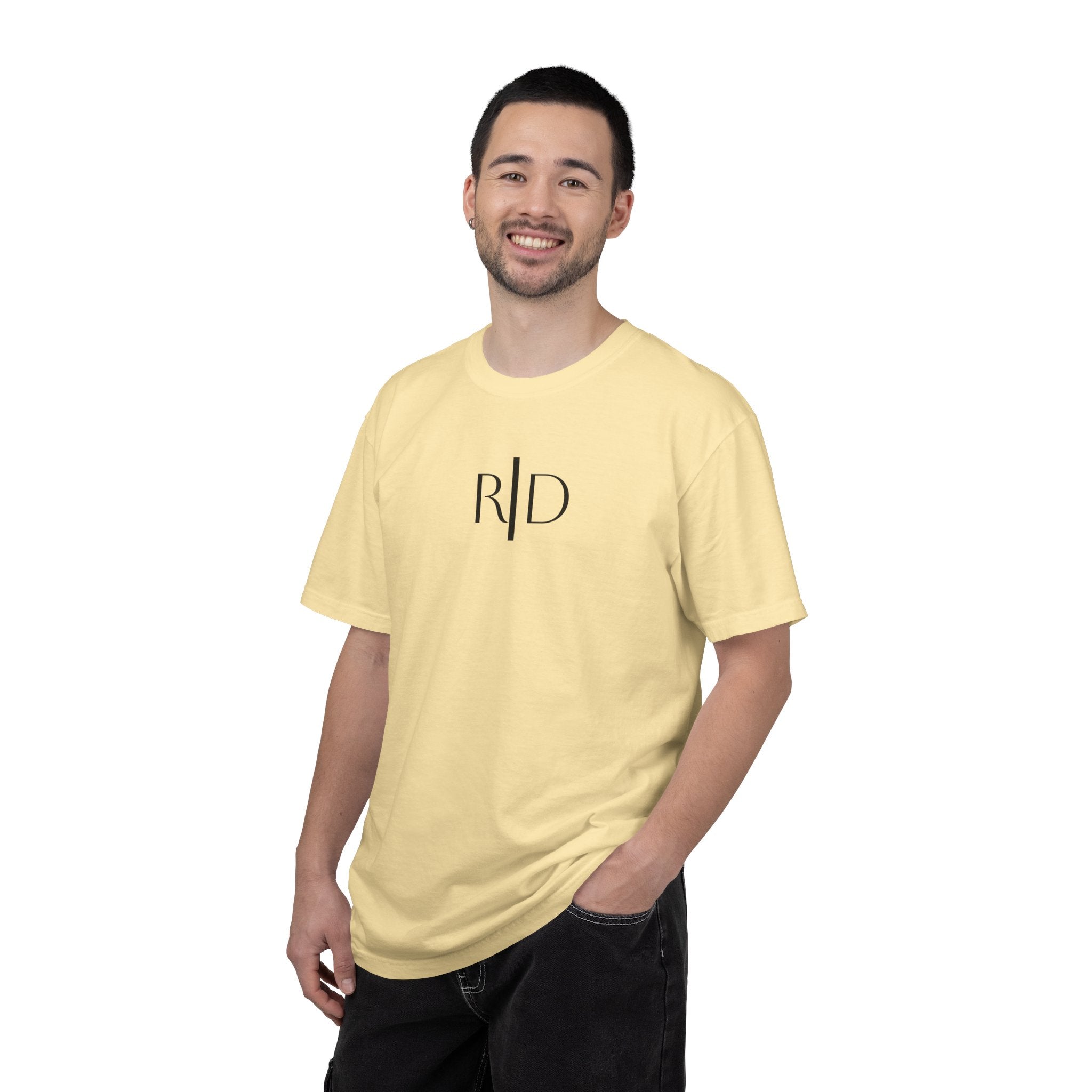 101 - Tee Multi Colors Monogram R|D River Down Shop Classic Tee — Minimalist Initials T-Shirt