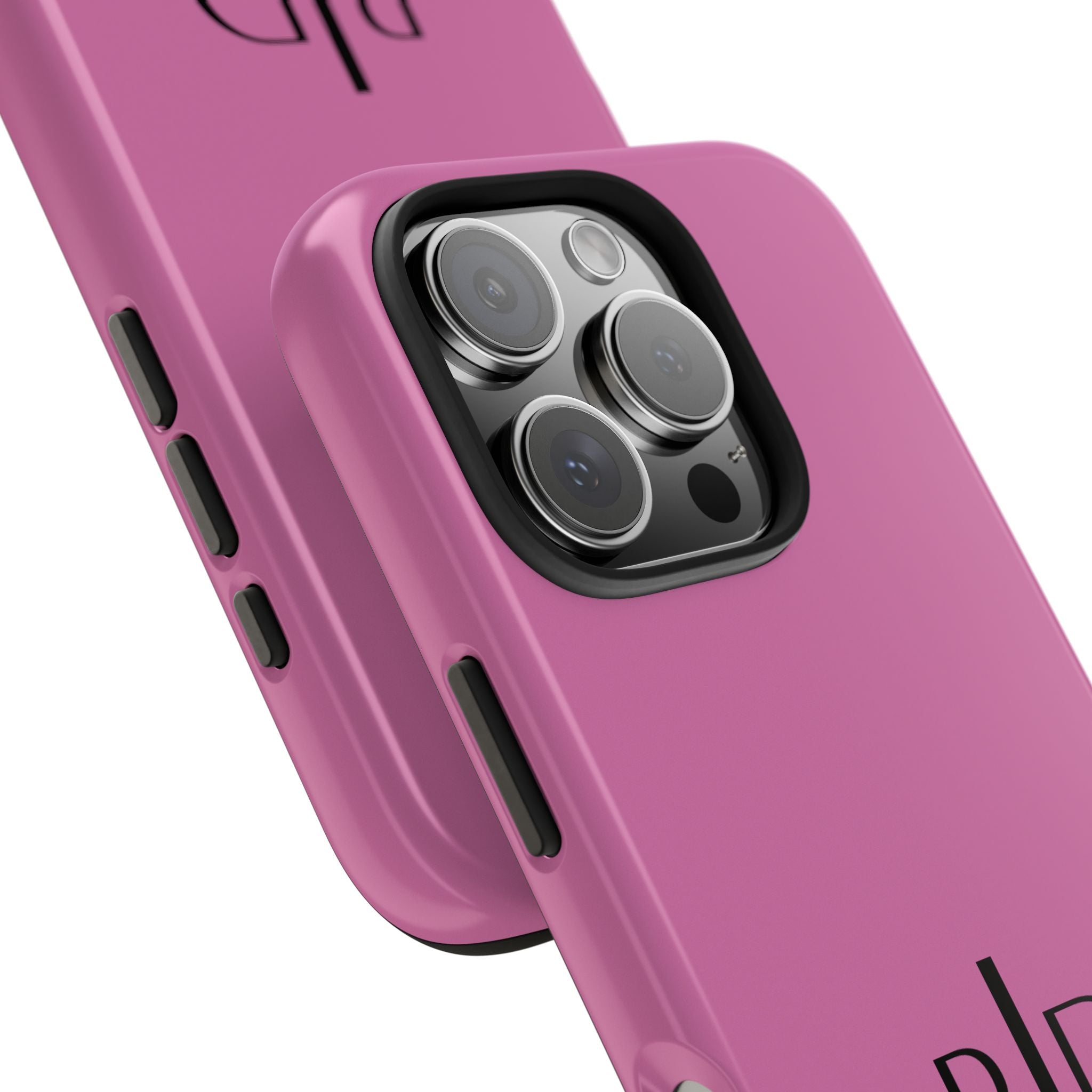924 - Phone Case Pink Peddle — Durable Protective Phone Cover with Monogram Logo