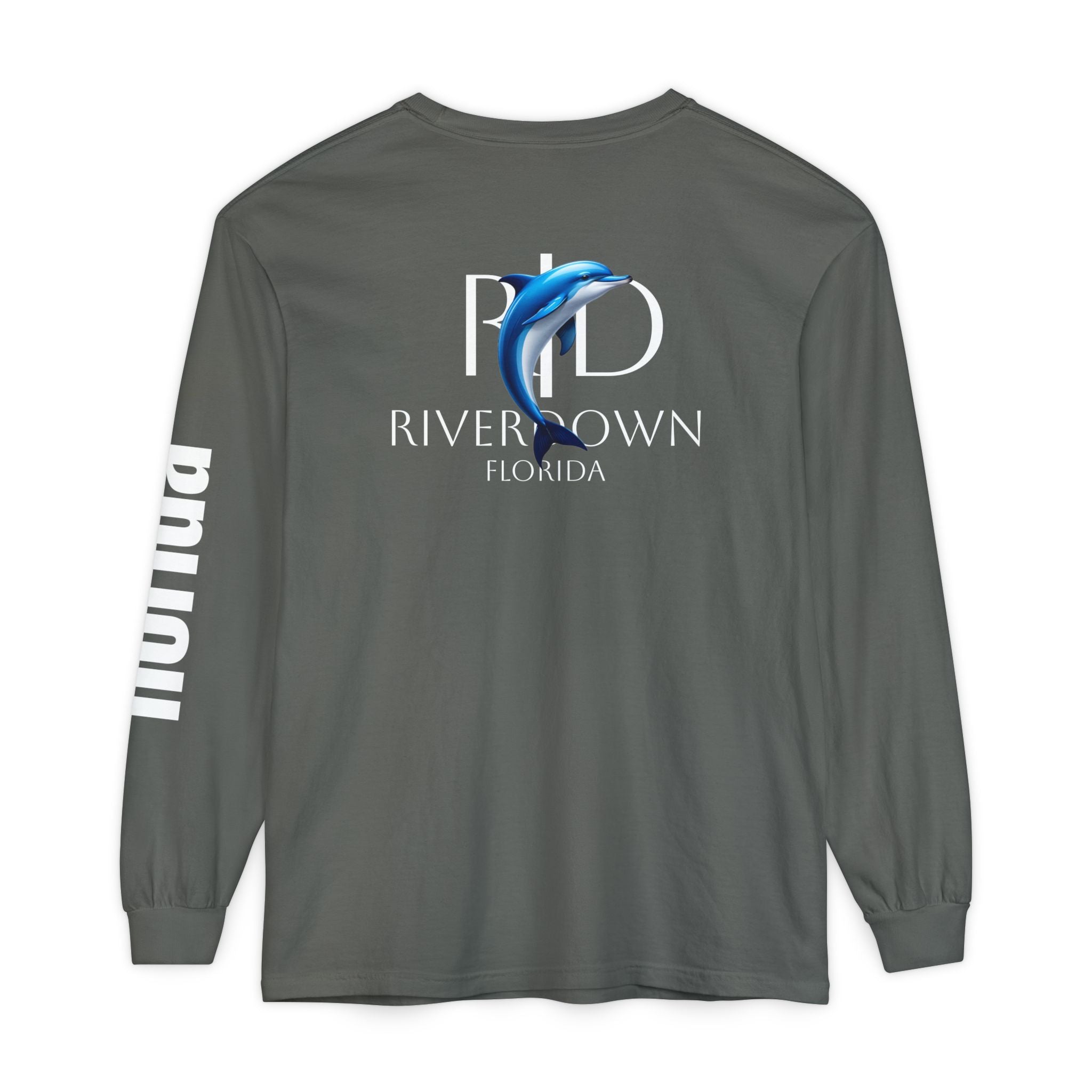2 - Long Sleeve Tee Multi Colors 'R|D' — Florida Sleeve Graphic
