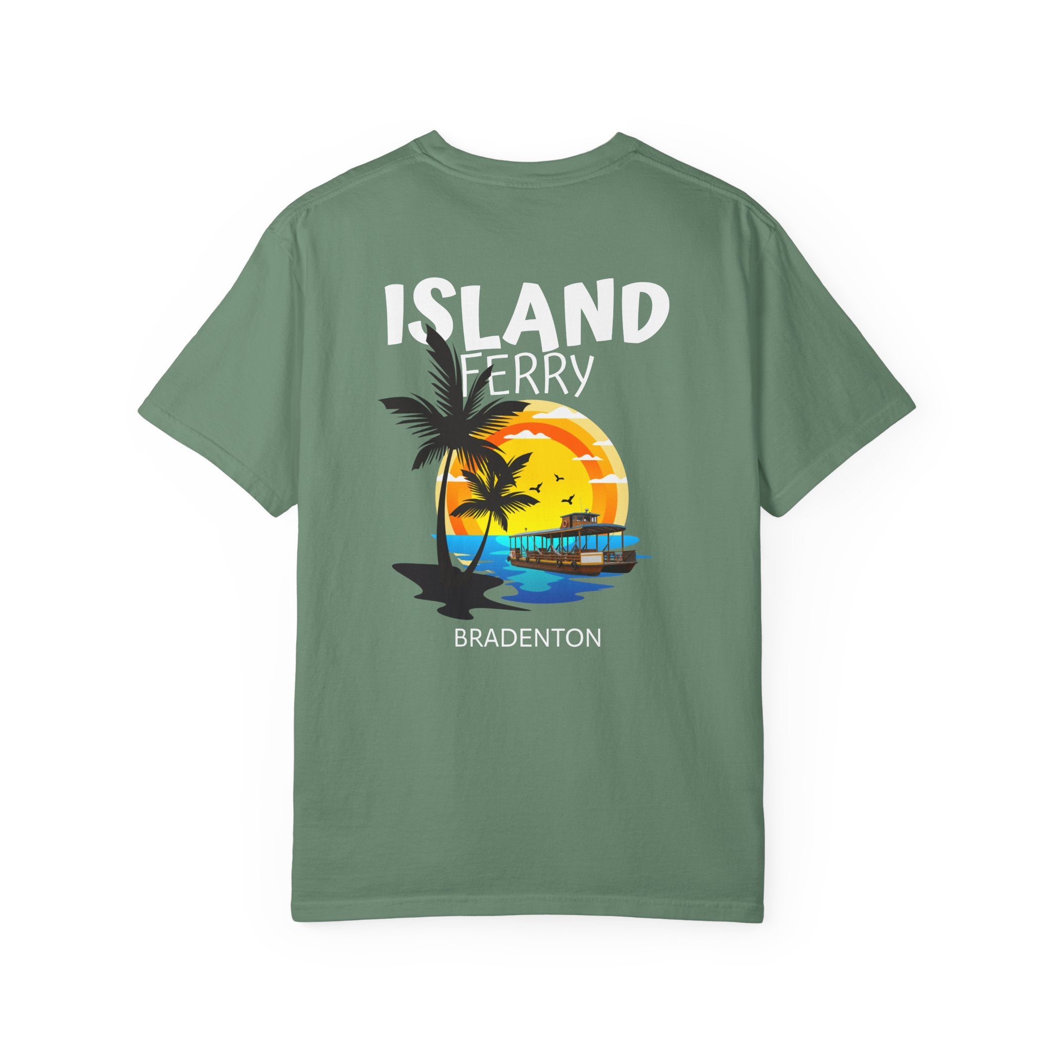 10 - Tee Multi Colors Island Ferry -  Minimalist Initials T-Shirt