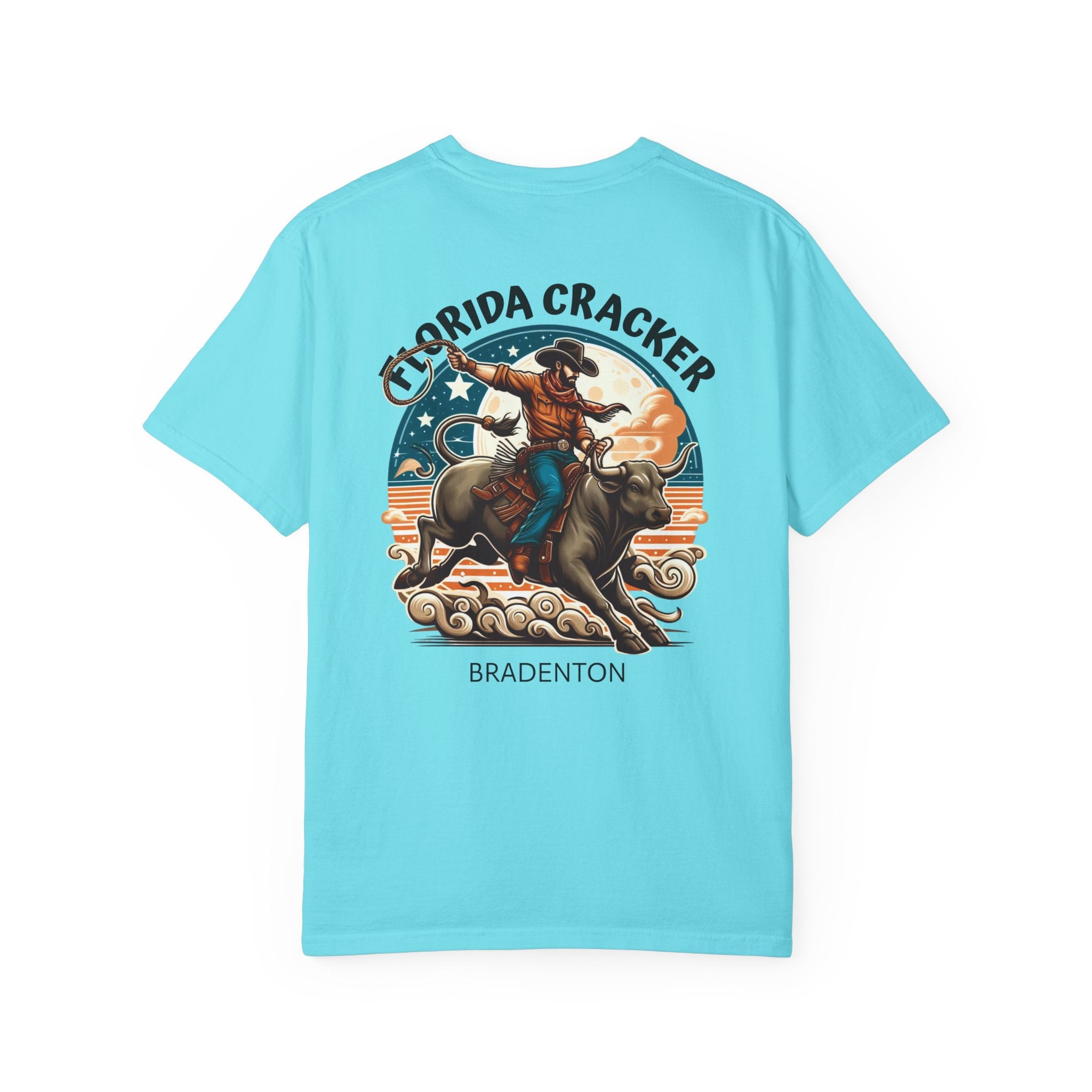 10 - Tee Multi Colors Florida Cracker -  Minimalist Initials T-Shirt