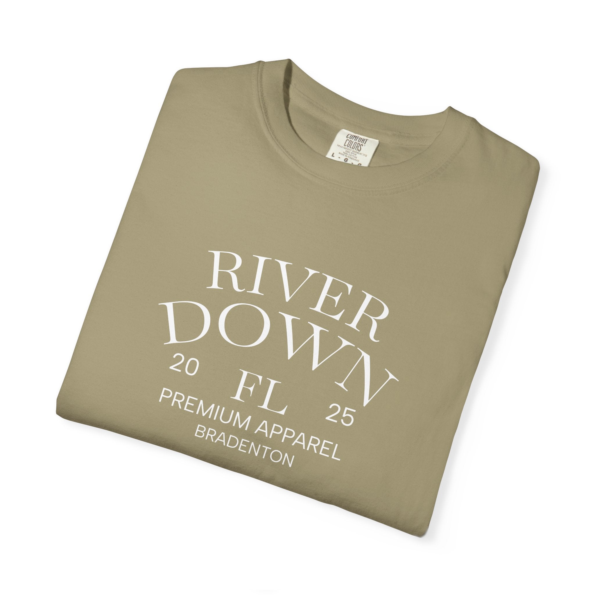 101 -  Tee Multi Colors Monogram R|D Plain Back Classic Tee — Minimalist Initials T-Shirt
