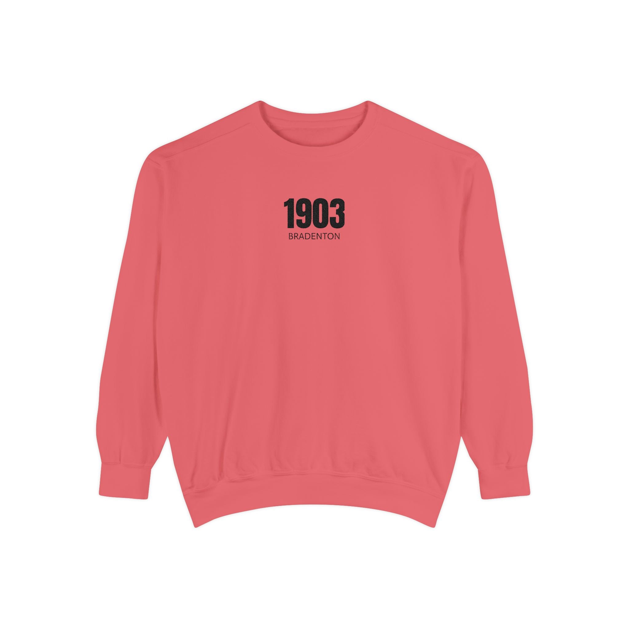 3 - 1903 Crest Embroidered Sweatshirt – Minimal Vintage College Pullover