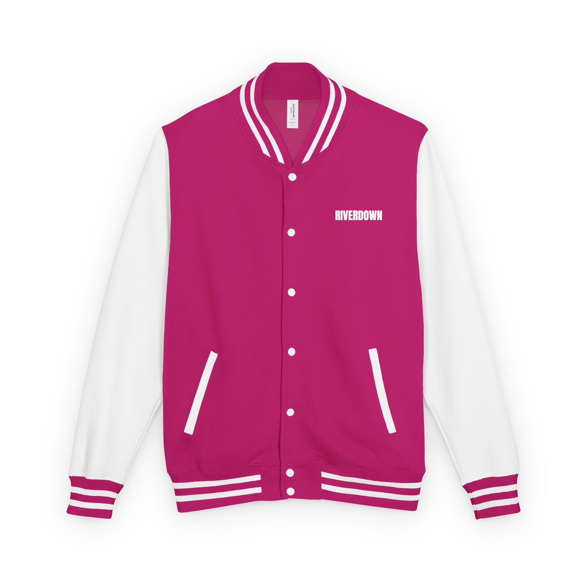 52 - Jacket Letterman - Classic Black & White Varsity Style with 'R|D' Chest Logo