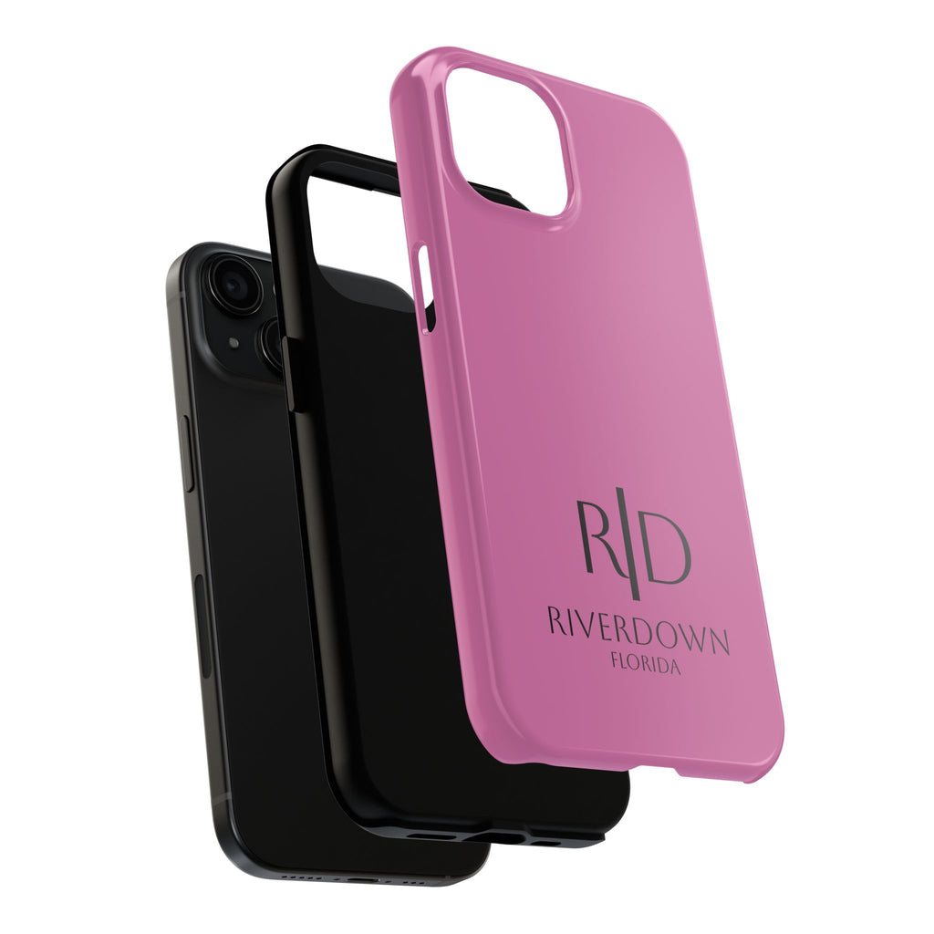 924 - Phone Case Pink Peddle Riverdown Florida Tough Phone Case – Slim Protective iPhone Cover with R|D Logo