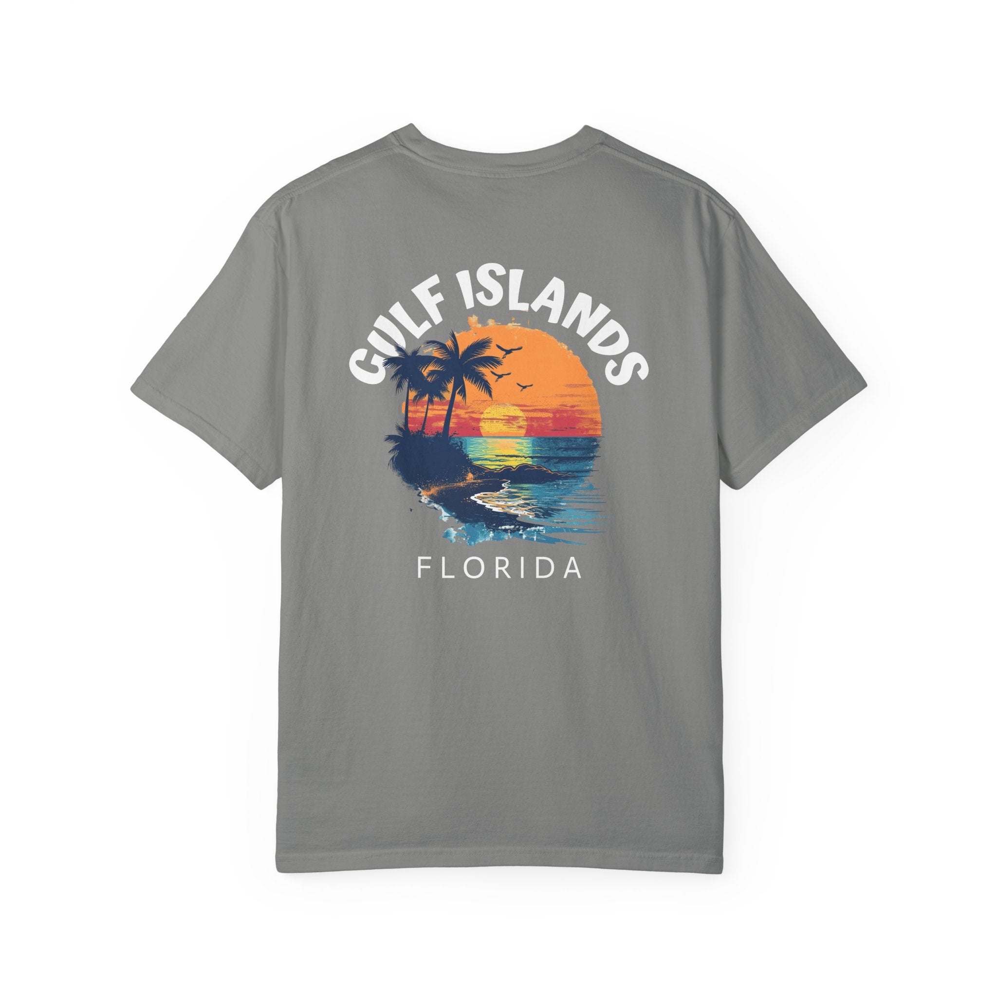 10 - Tee Multi Colors Gulf Islands Minimalist Initials T-Shirt