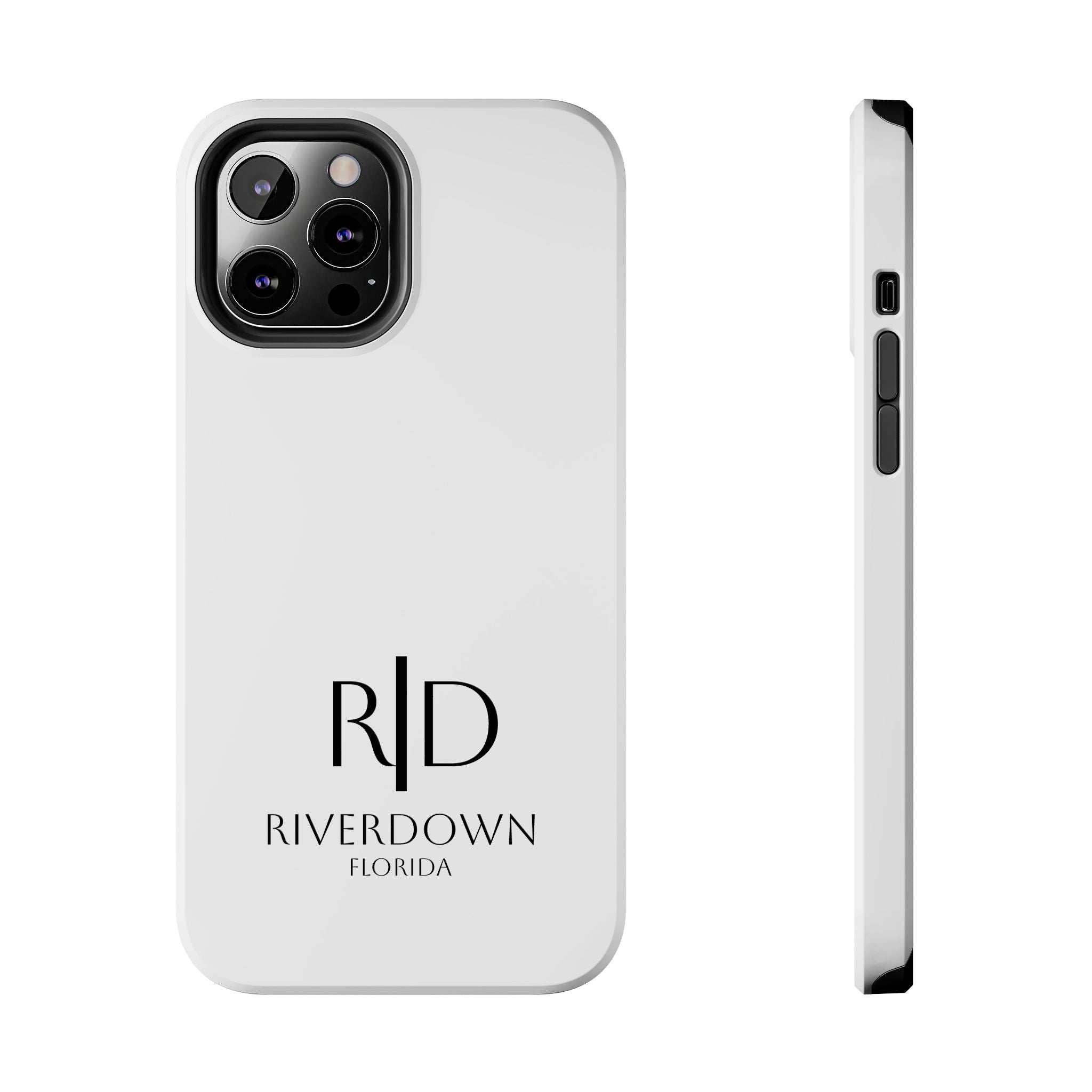 924 - Phone Case White Cap Riverdown Florida Tough Phone Case – Slim Protective iPhone Cover with R|D Logo
