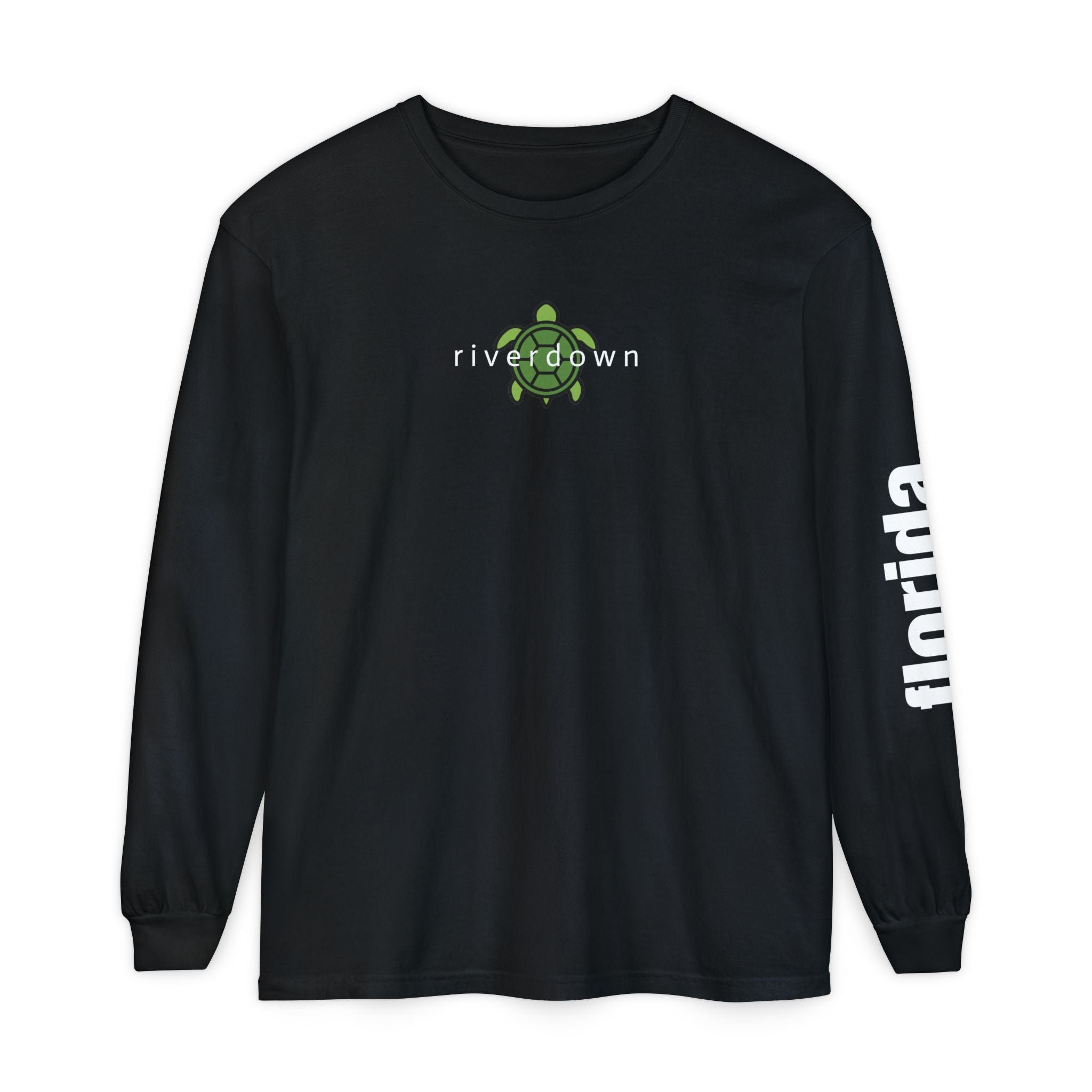 2 - Long Sleeve Tee Multi Colors Sea Turtle — Florida Sleeve Graphic