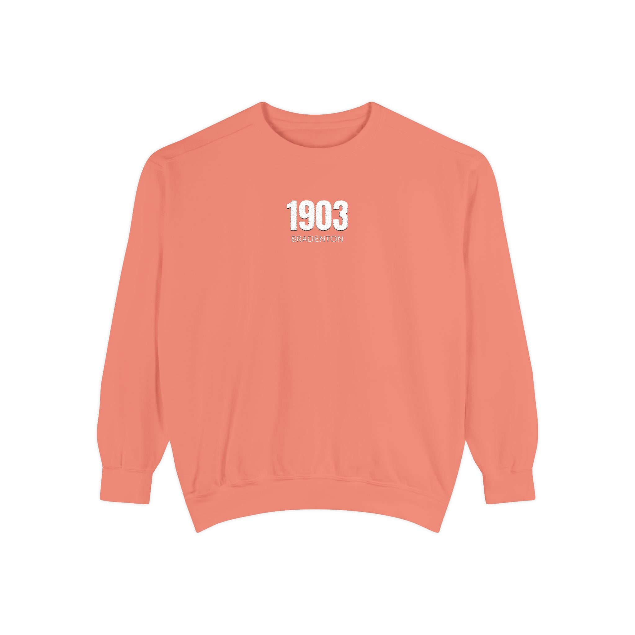 3 - 1903 Crest Embroidered Sweatshirt – Minimal Vintage College Pullover