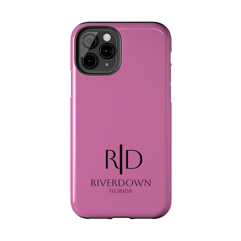 924 - Phone Case Pink Peddle Riverdown Florida Tough Phone Case – Slim Protective iPhone Cover with R|D Logo