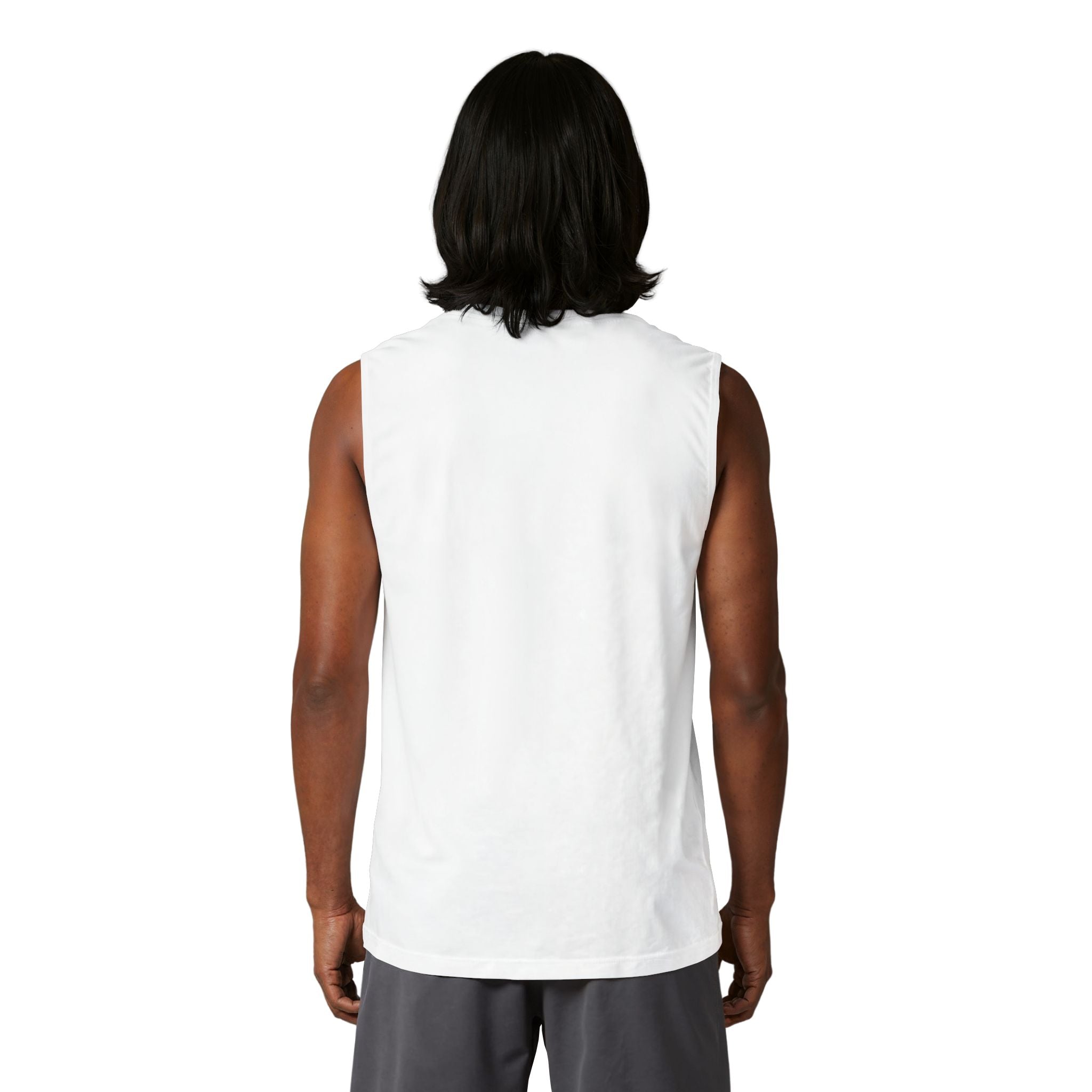 14 - Tank Top Multi Colors Minimalist RD Muscle Tank — Slim Fit Black Sleeveless Tee