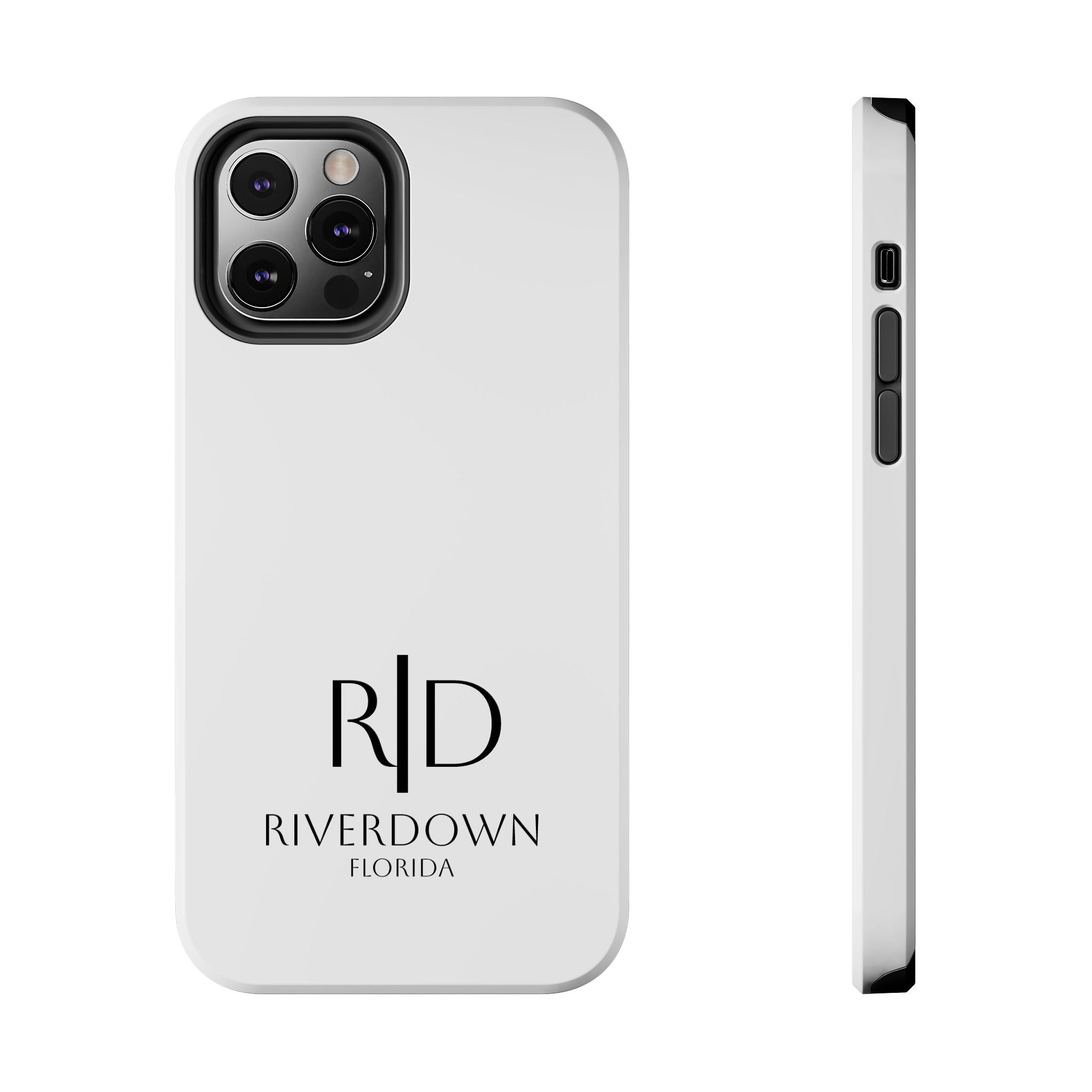 924 - Phone Case White Cap Riverdown Florida Tough Phone Case – Slim Protective iPhone Cover with R|D Logo
